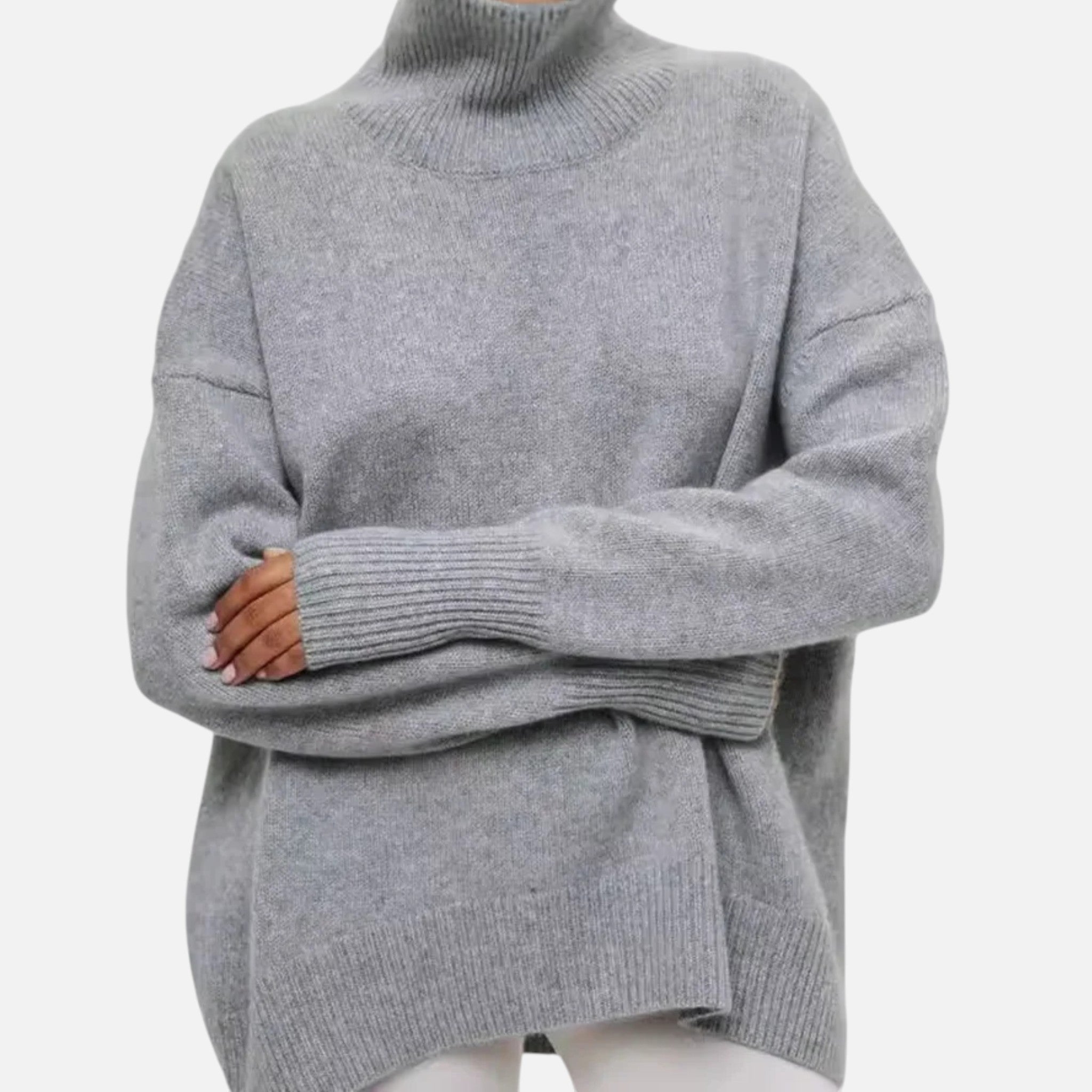 Ancienne Monde | Pull Col Roulé Épais Femme