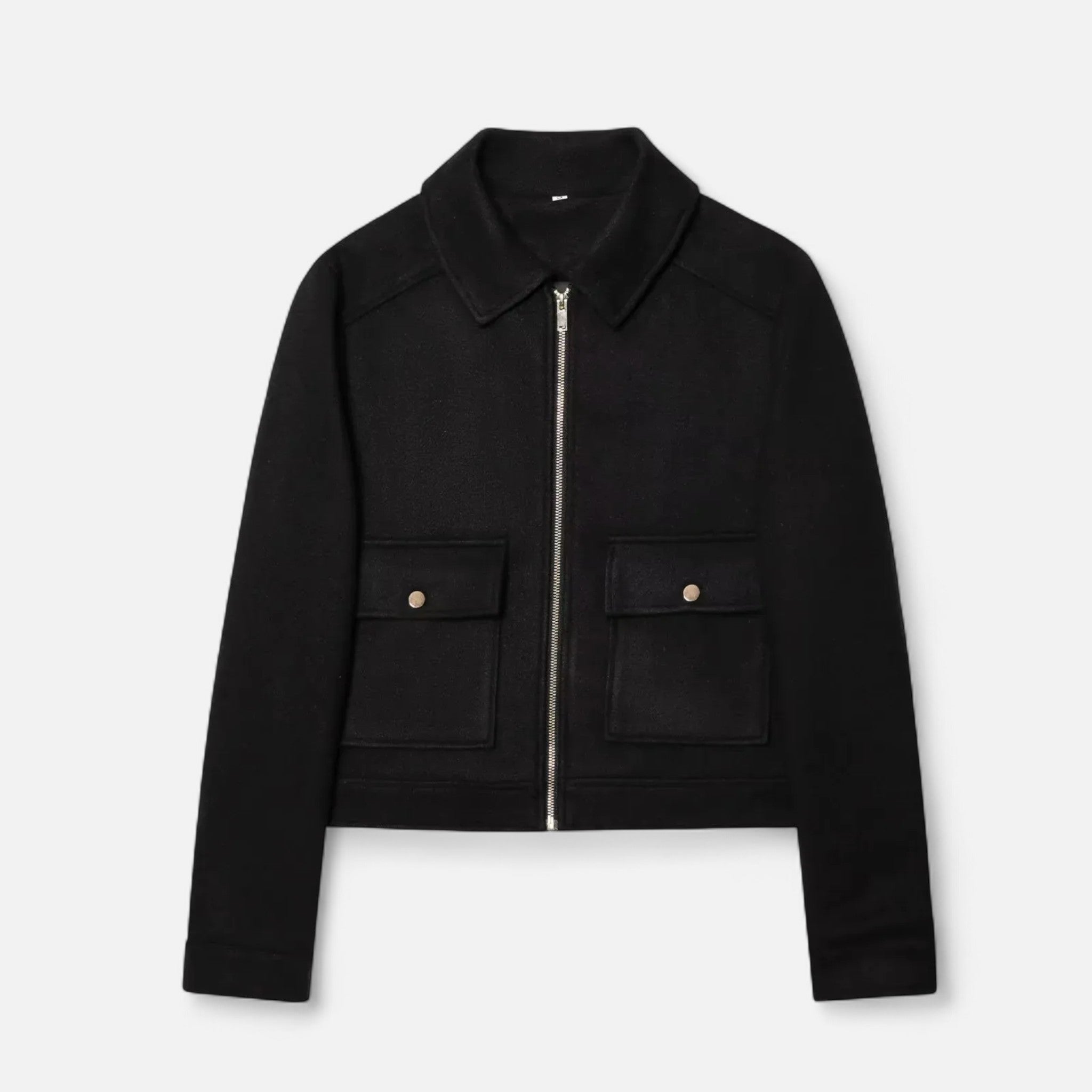 Ancienne Monde | Veste Femme Courte Zippée Élégante