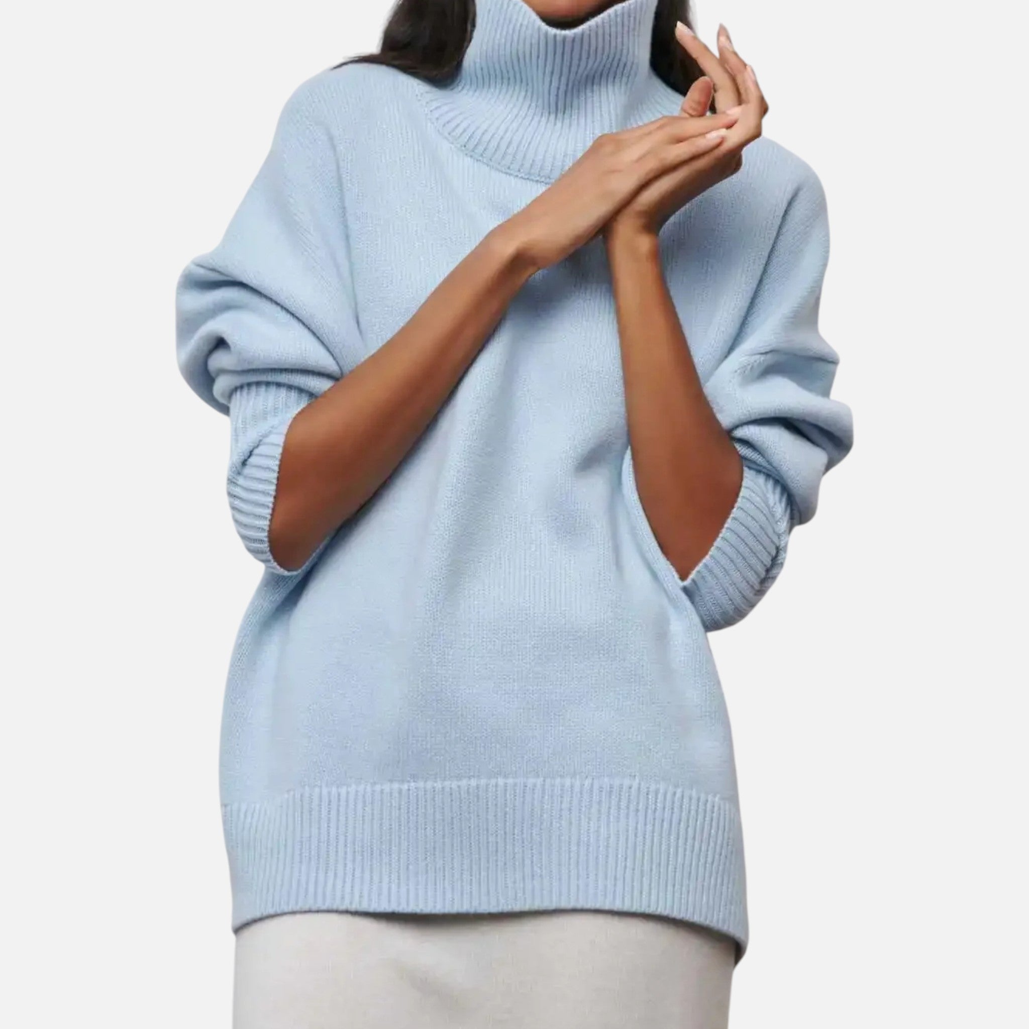 Ancienne Monde | Pull Col Roulé Oversize Femme