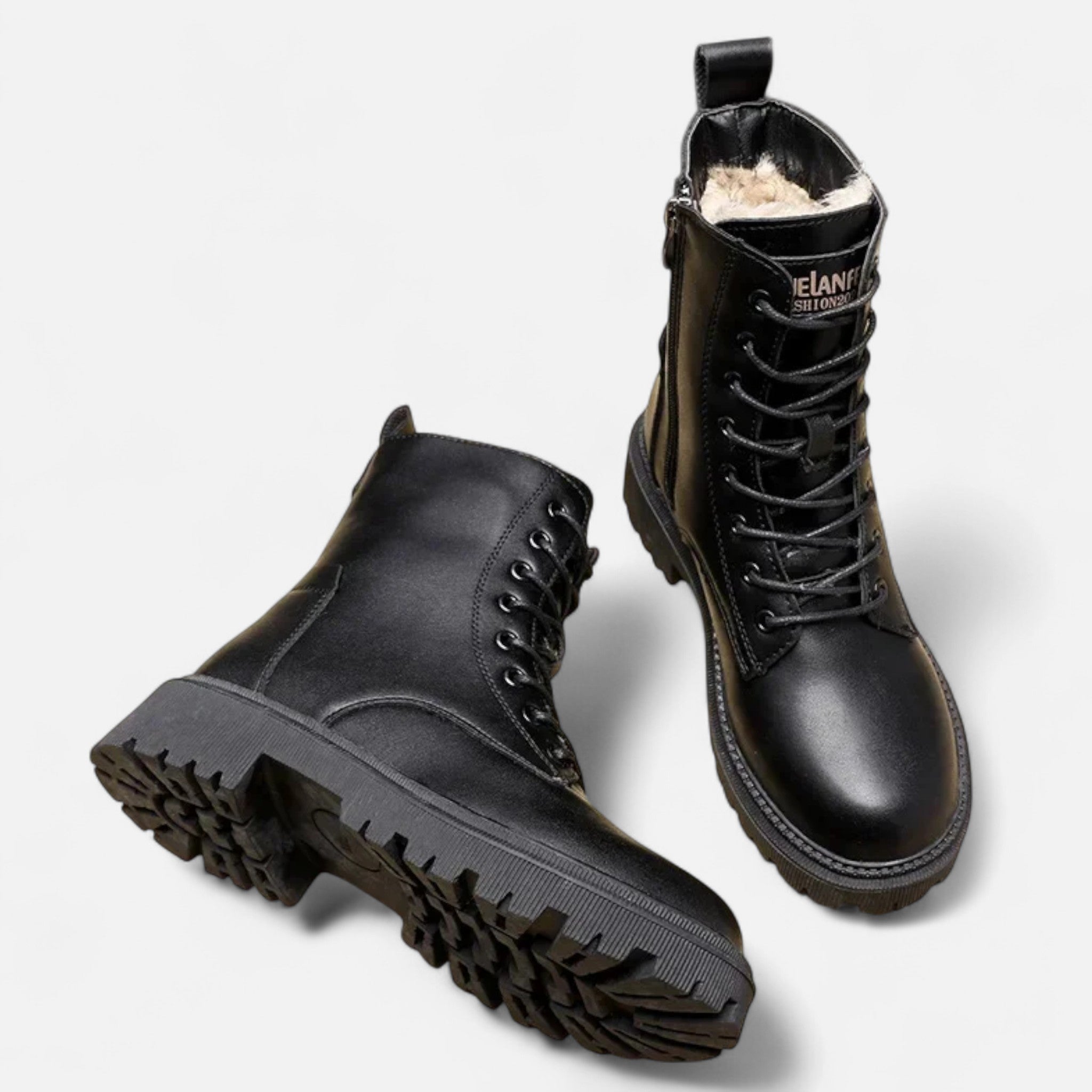 Ancienne Monde | Bottines d’Hiver Chaudes à Semelle Plateforme