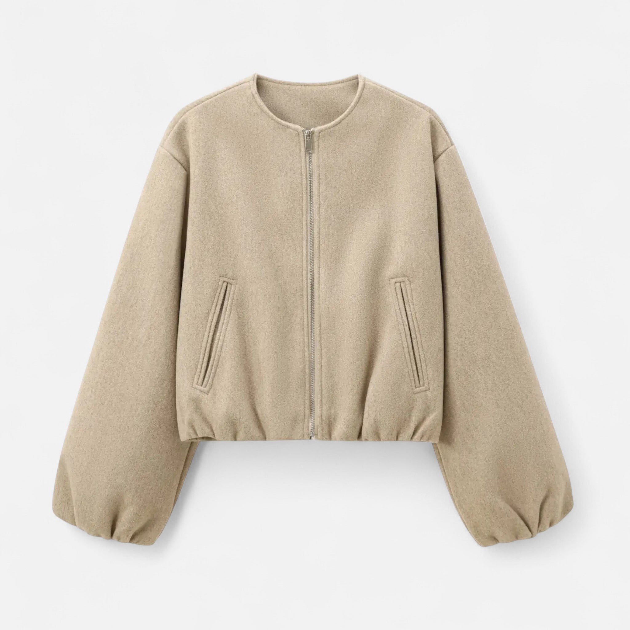 Ancienne Monde | Blouson Femme Rond Zippé Rétro