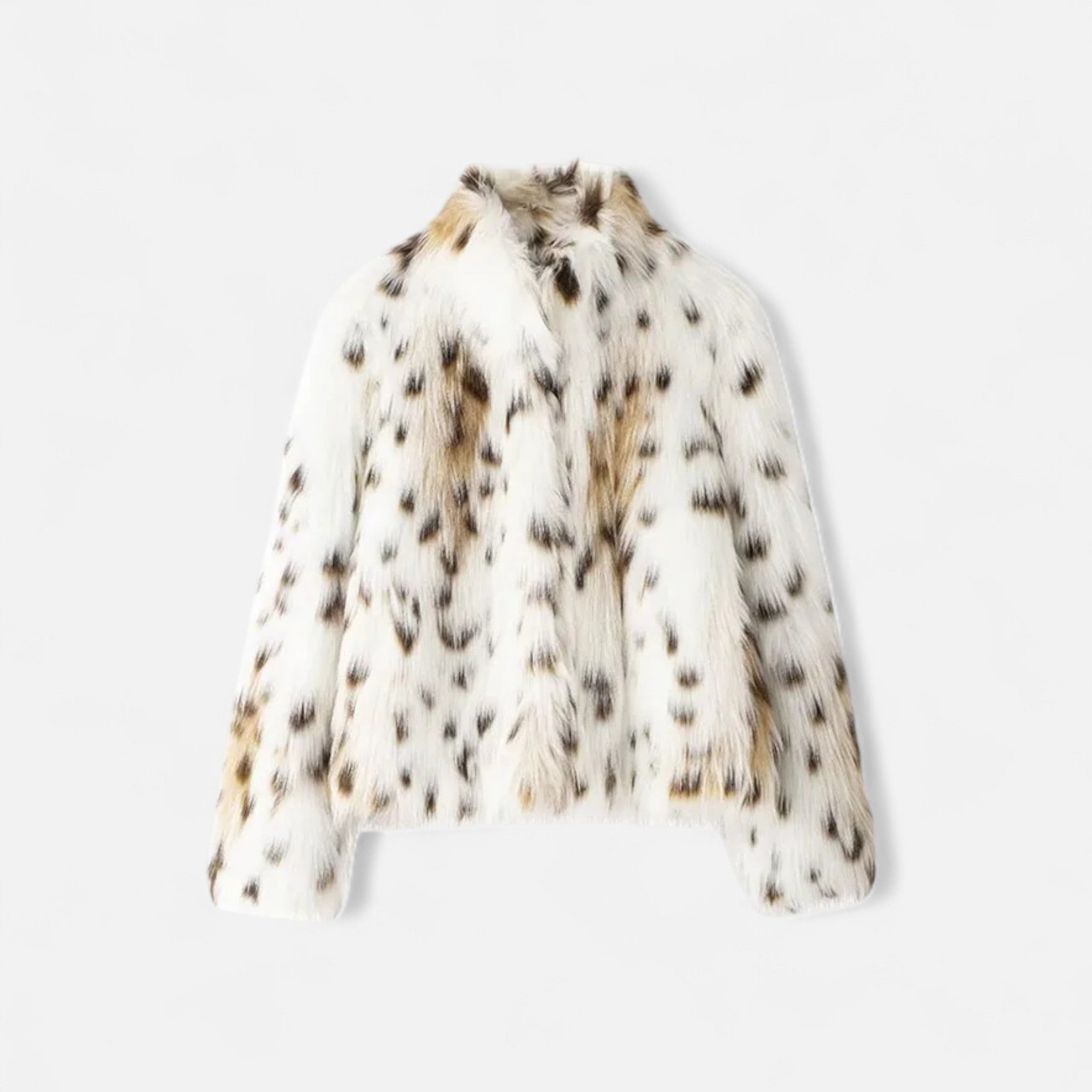 Ancienne Monde | Manteau Fausse Fourrure Imprimé Femme