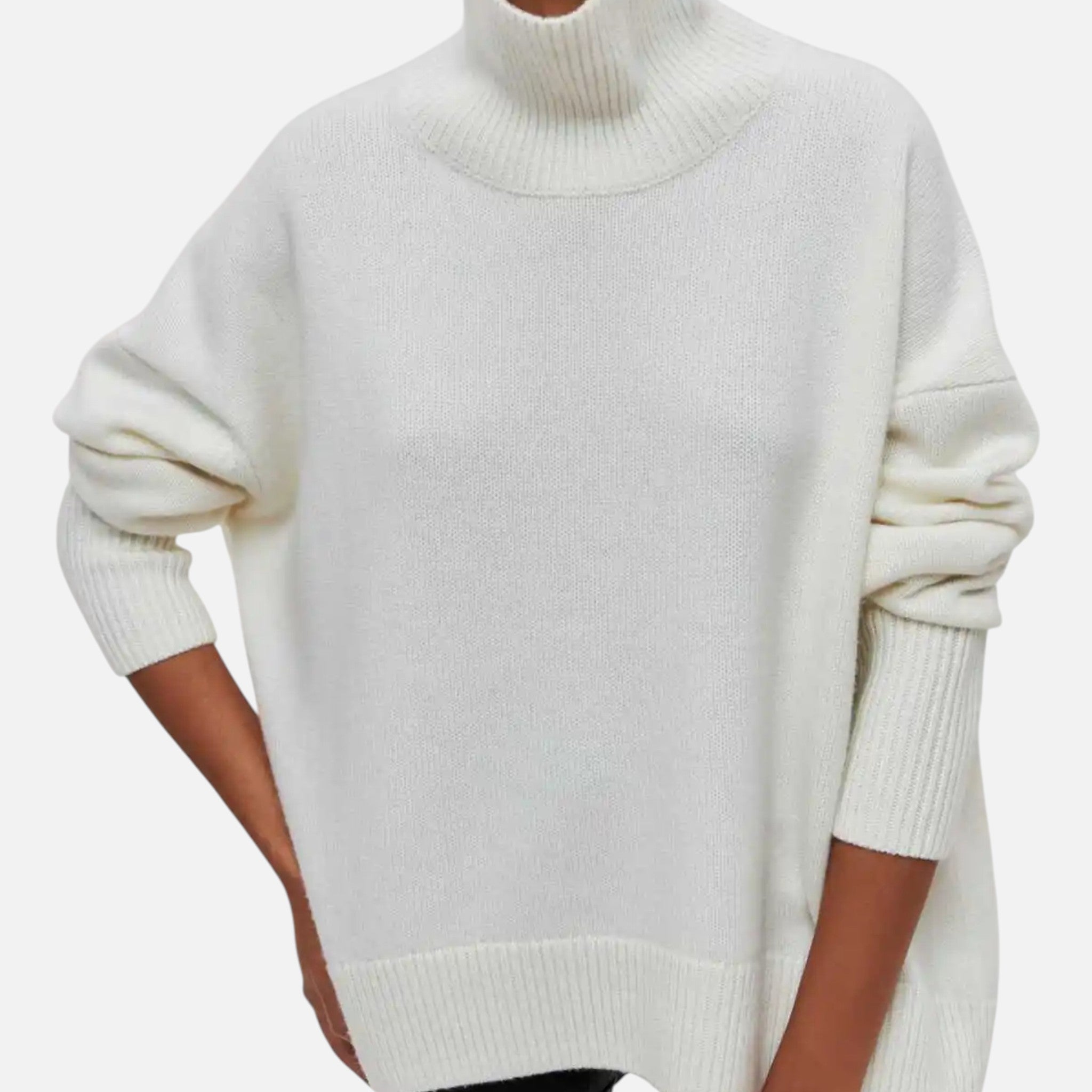 Ancienne Monde | Pull Col Roulé Oversize Femme