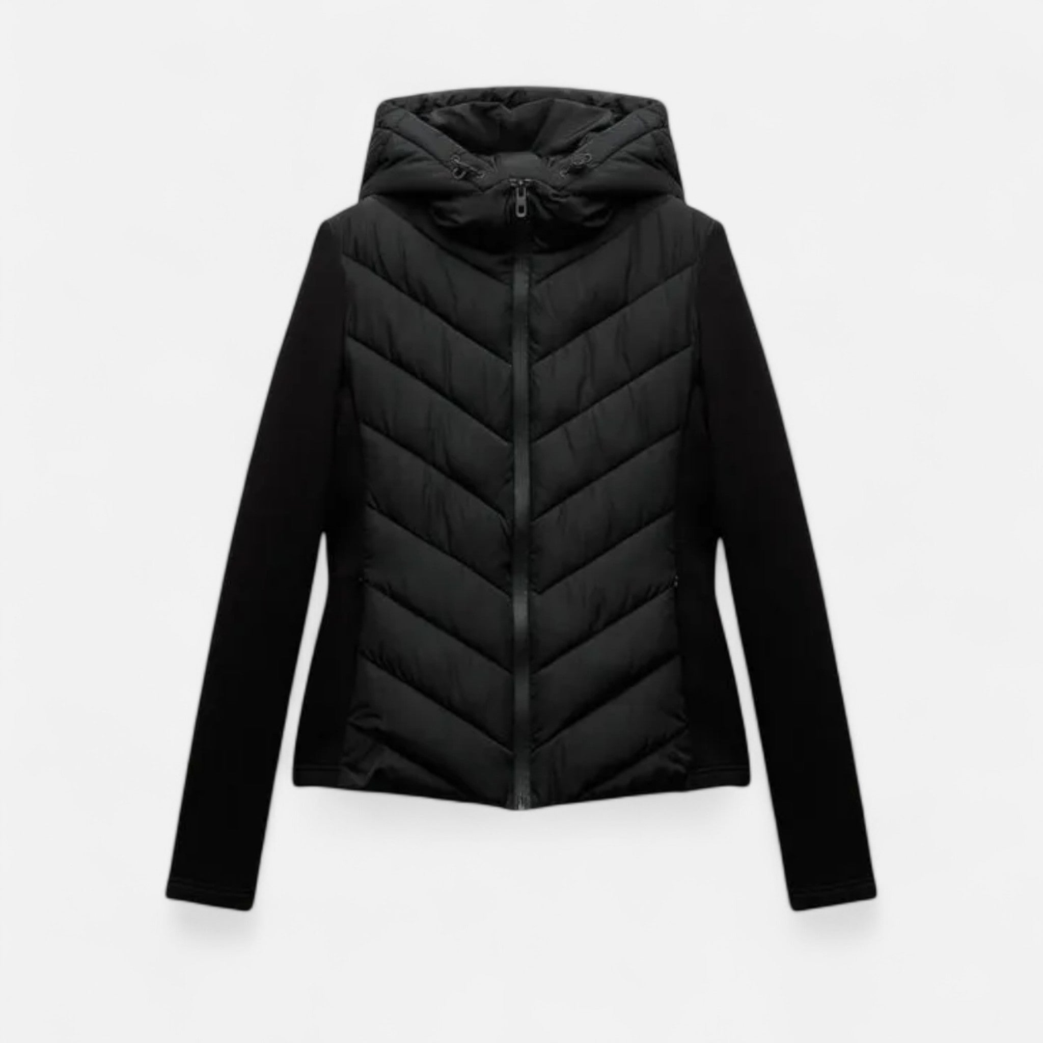 Ancienne Monde | Doudoune à Capuche Patchwork Femme