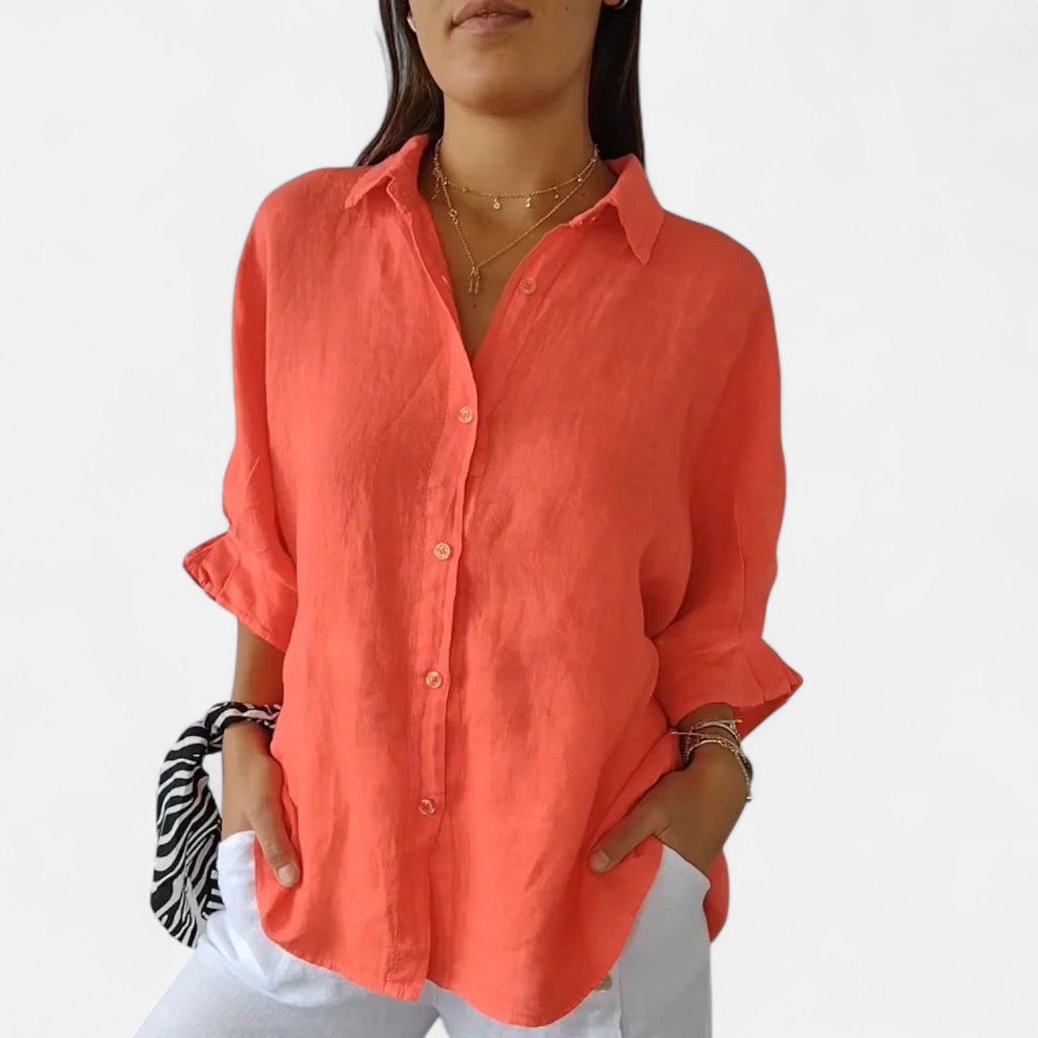 Ancienne Monde | Chemise d’Été en Lin pour Femme