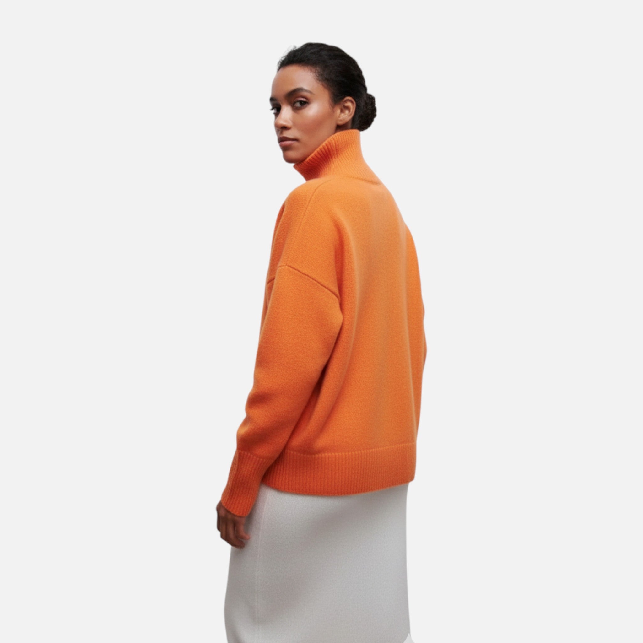 Ancienne Monde | Pull Col Roulé Oversize Femme