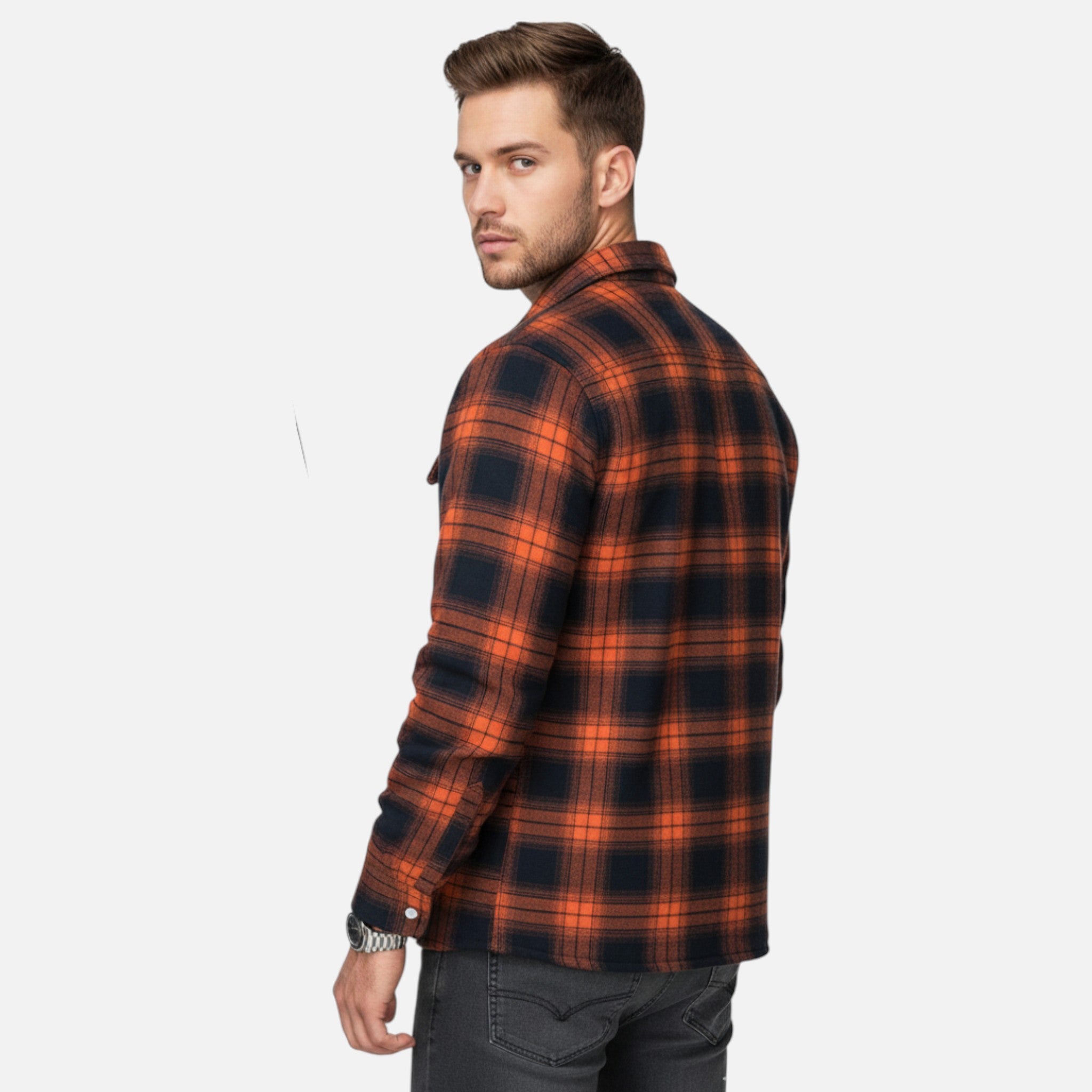 Ancienne Monde | Veste Flanelle Carreaux Homme