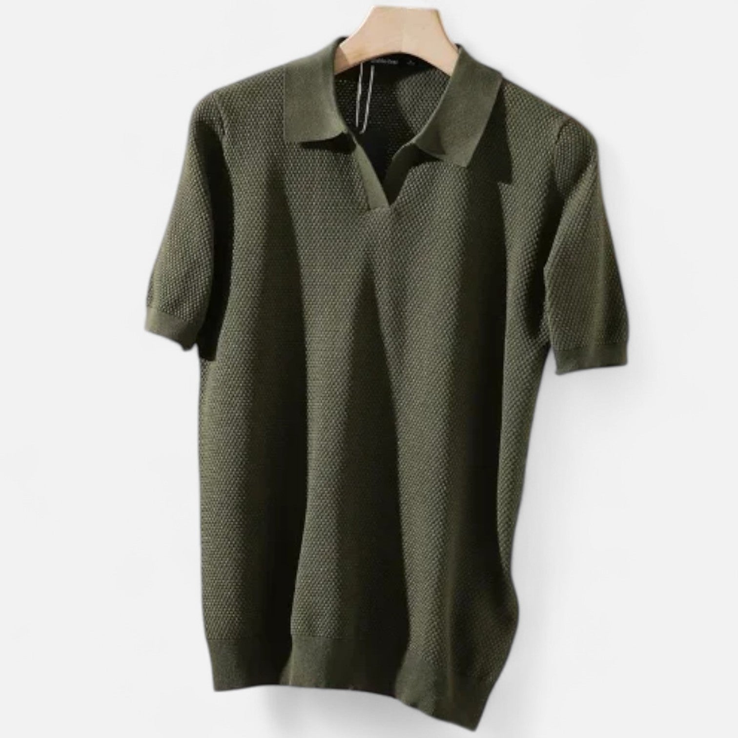 Ancienne Monde | Polo Ajusté pour Homme – Confort Respirant en Coton pour une Élégance Estivale
