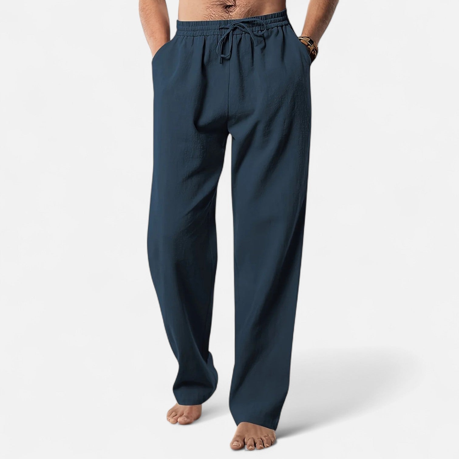 Ancienne Monde | Pantalon d’Été en Lin pour Homme