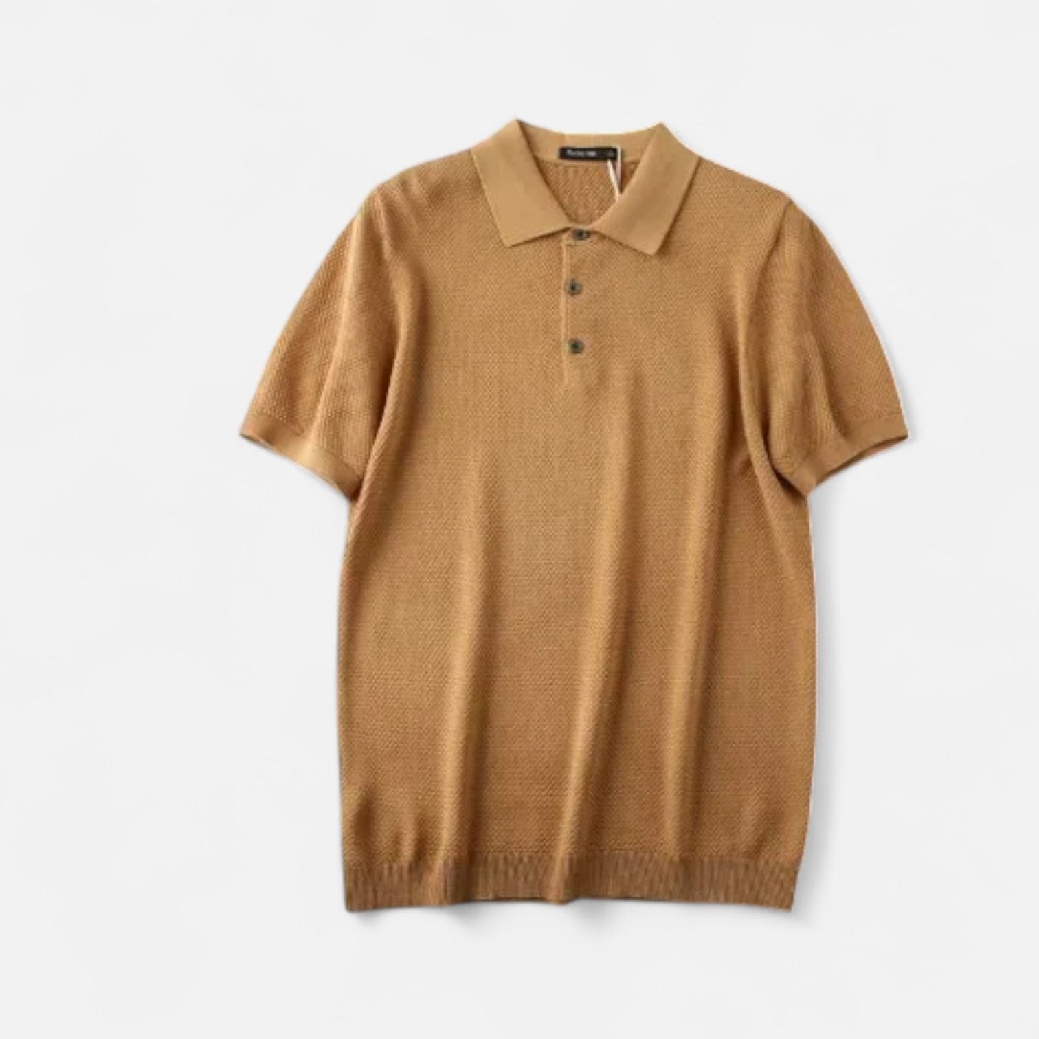 Ancienne Monde | Polo Ajusté pour Homme – Confort Respirant en Coton pour une Élégance Estivale