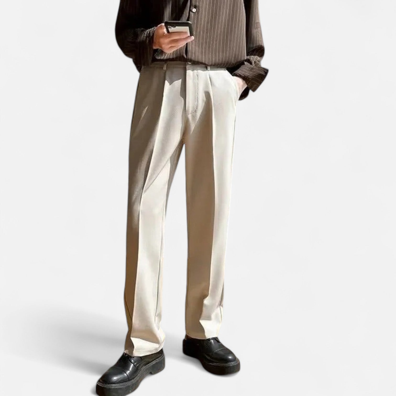 Ancienne Monde | Pantalon Ajusté Homme – Précision Tailleur, Élégance Quotidienne