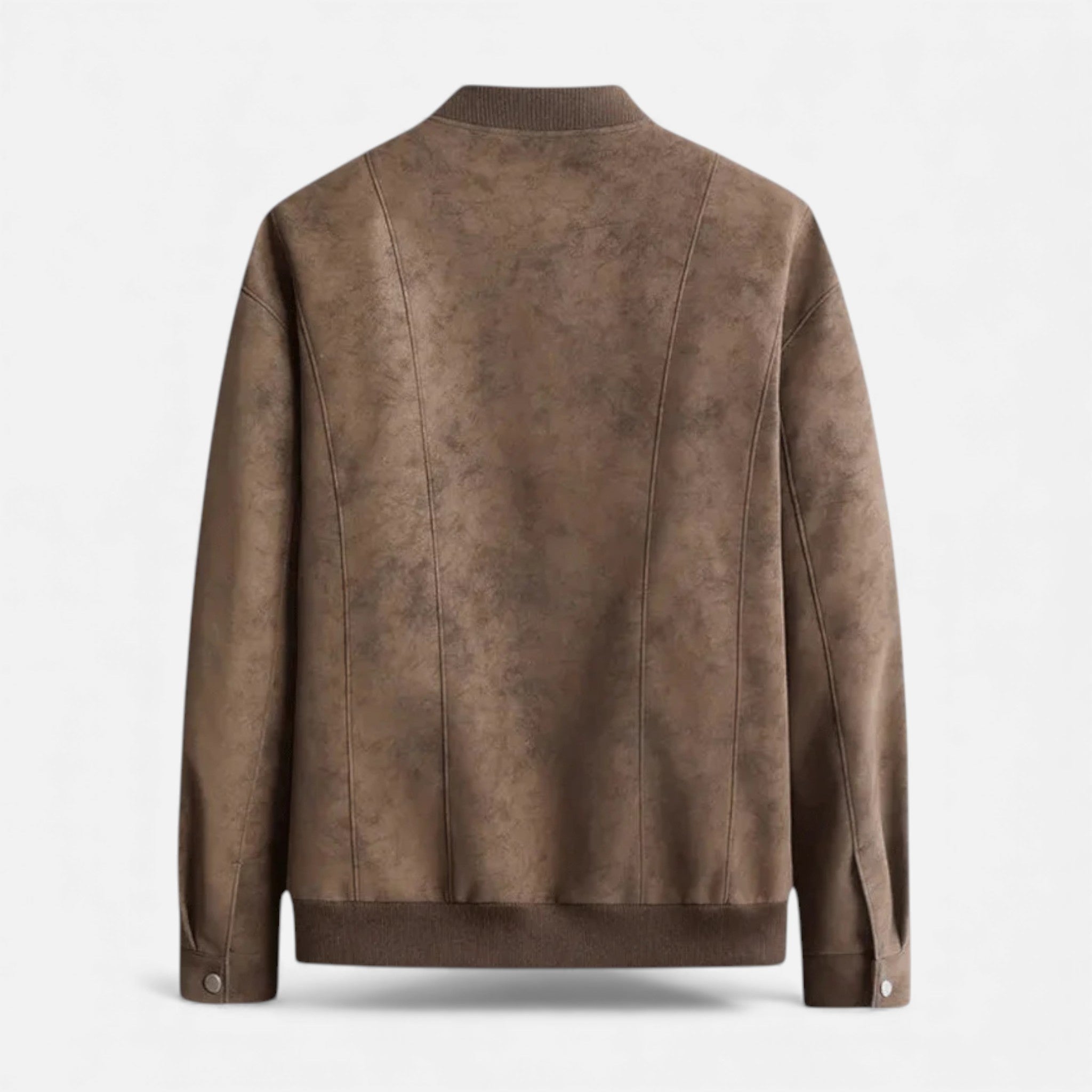 Ancient World | Men's Suede Bomber Jacket Style