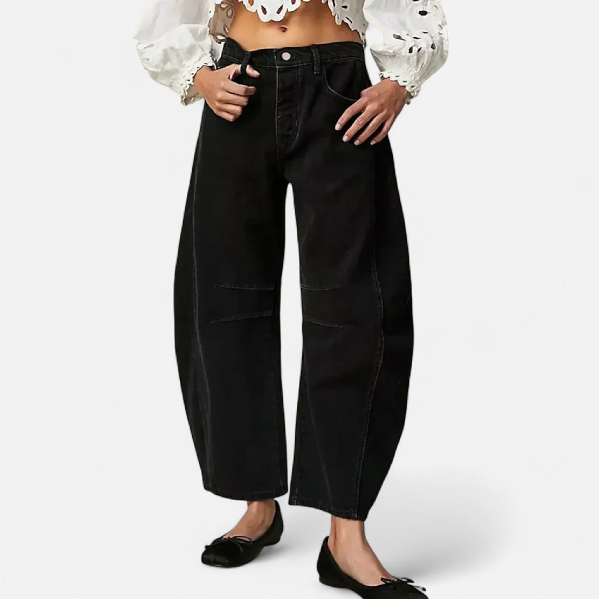 Ancienne Monde | Jean Femme Ample Confort Premium Coupe Large