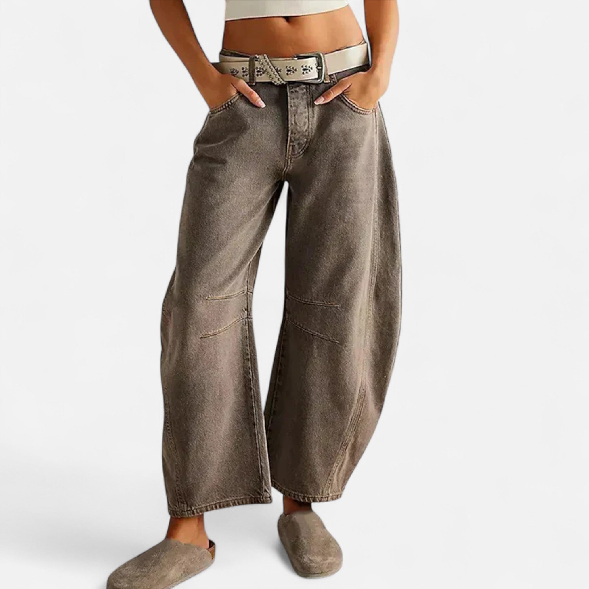 Ancienne Monde | Jean Femme Ample Confort Premium Coupe Large