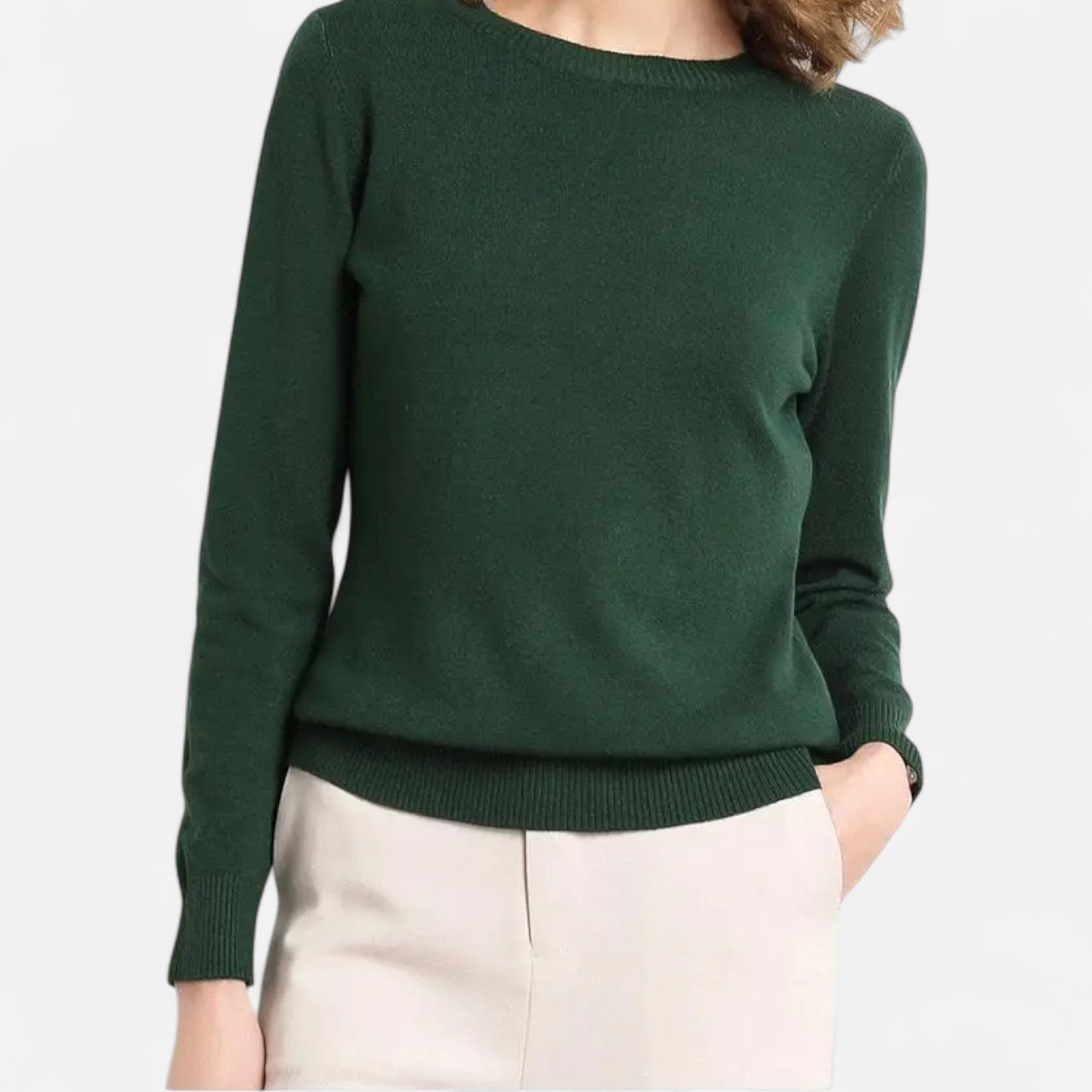 Ancienne Monde | Pull Femme Laine Mérinos Col Rond Intemporel