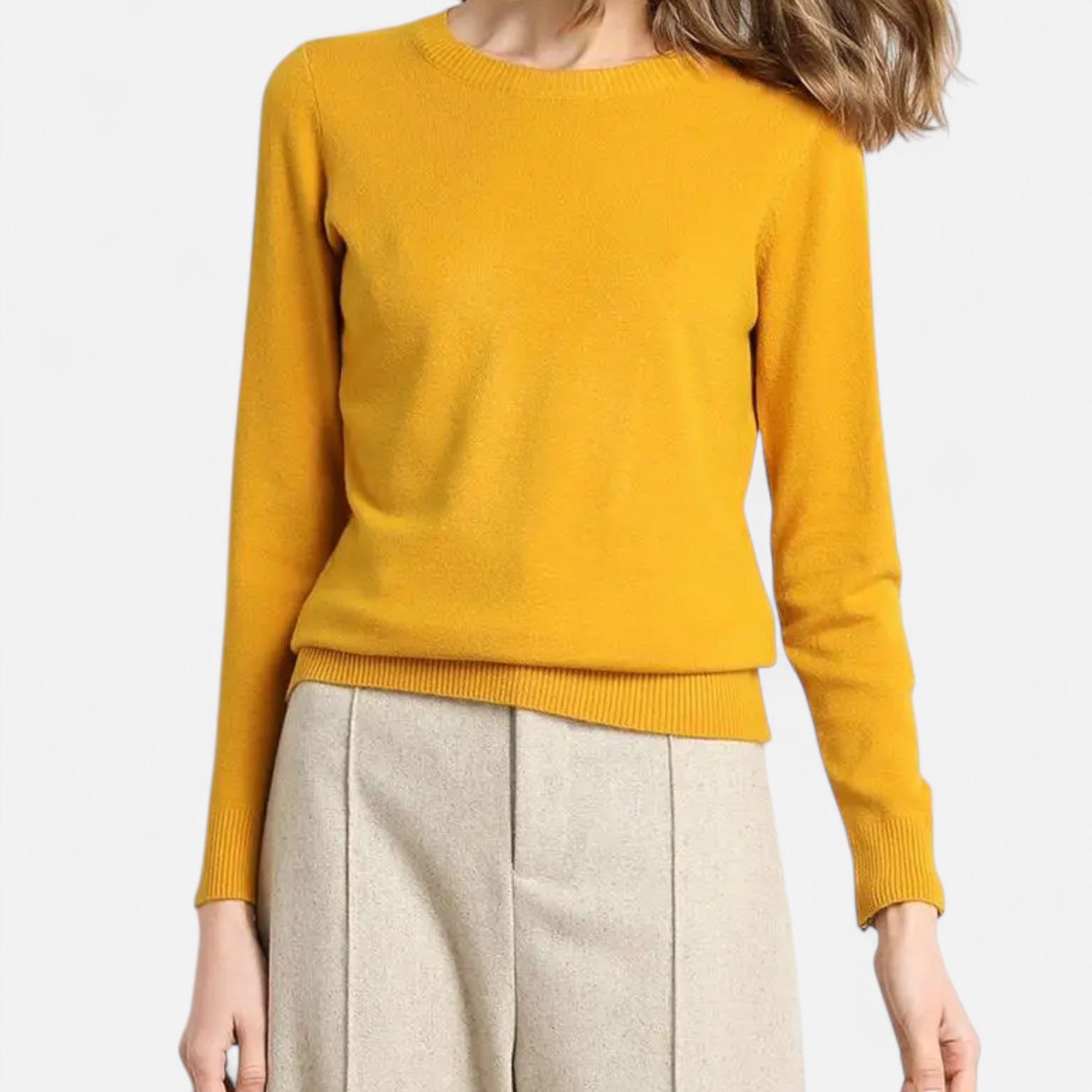 Ancienne Monde | Pull Femme Laine Mérinos Col Rond Intemporel