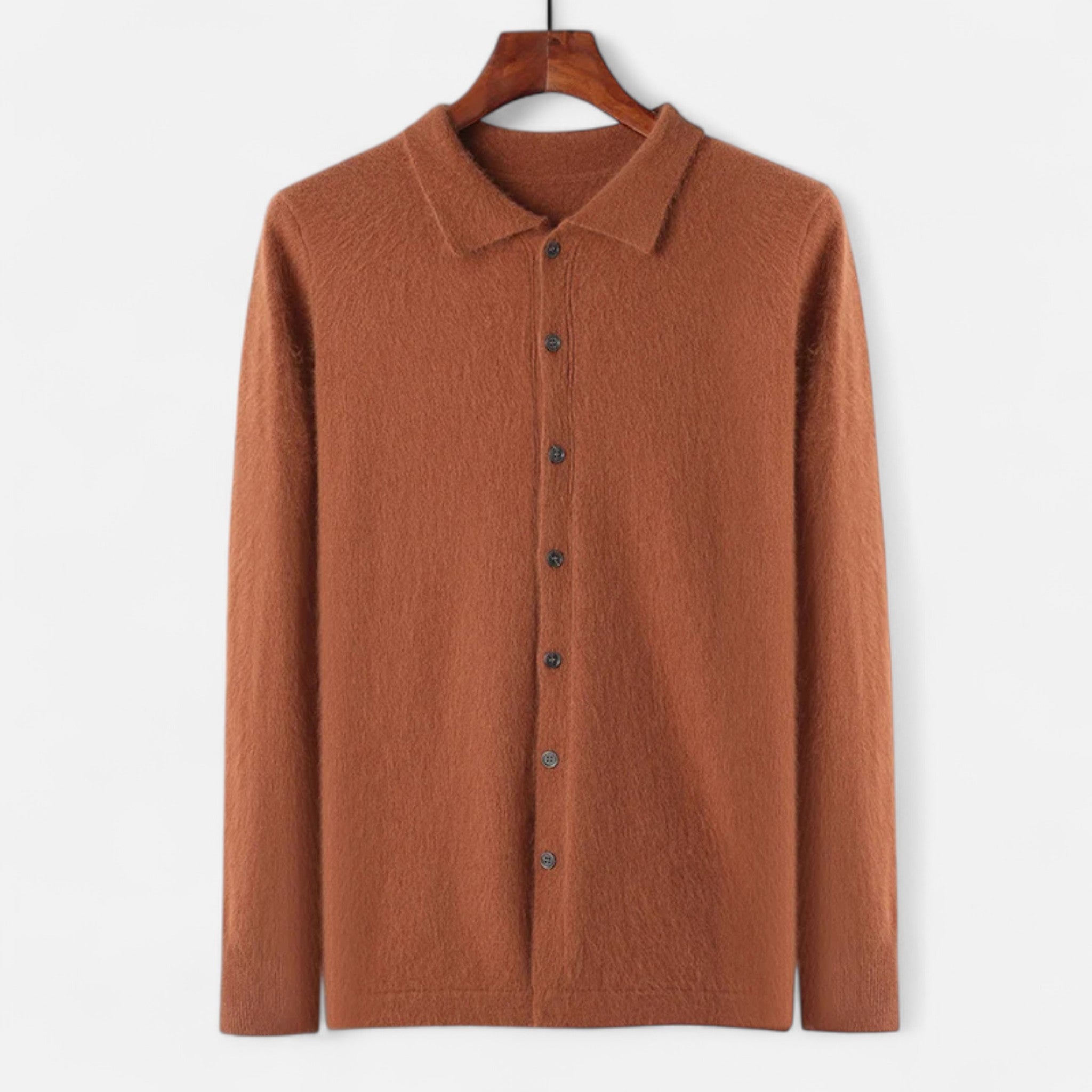 Ancienne Monde | Pull Veste Homme Col Polo Intemporel