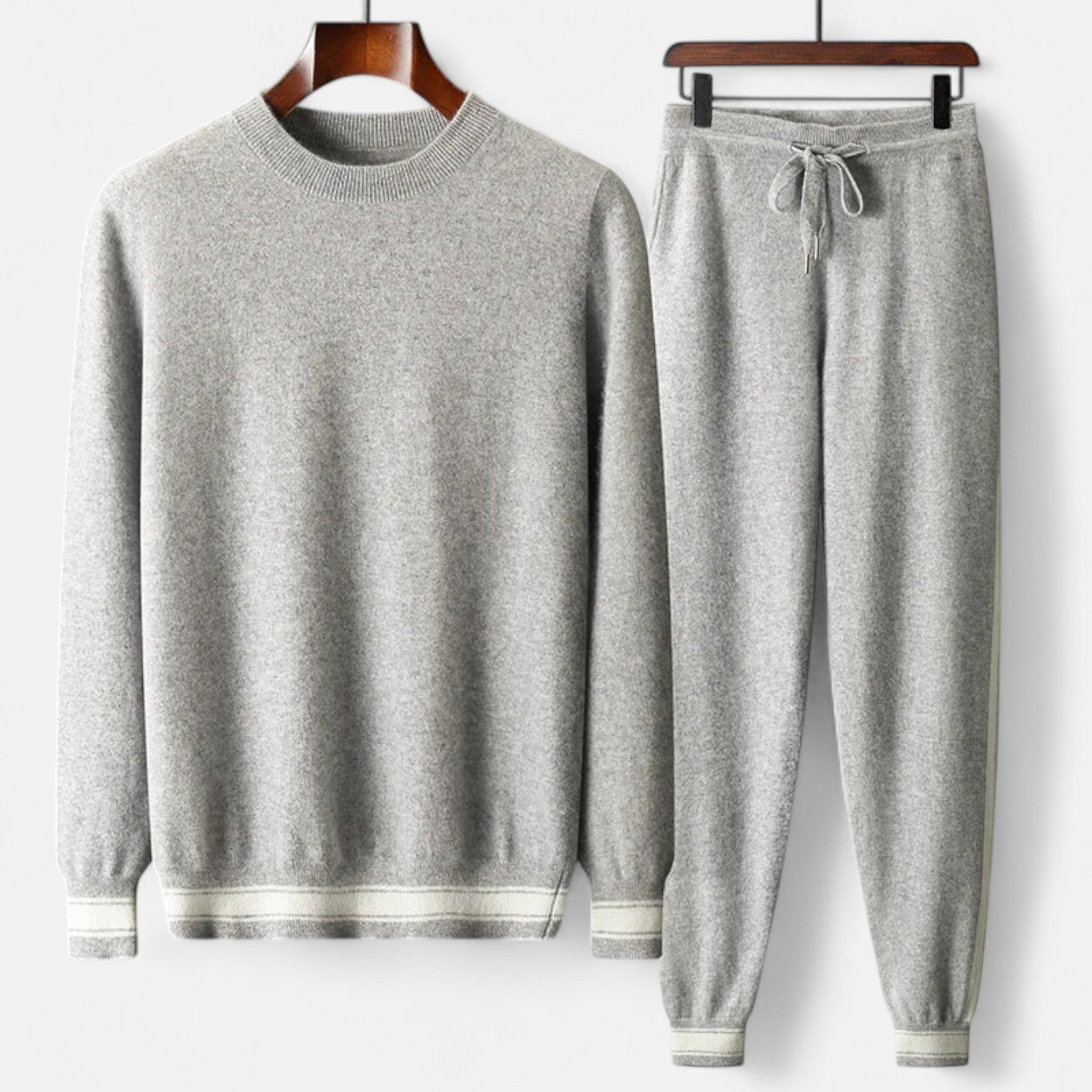 Ancienne Monde | Ensemble Homme Cachemire Pull & Pantalon