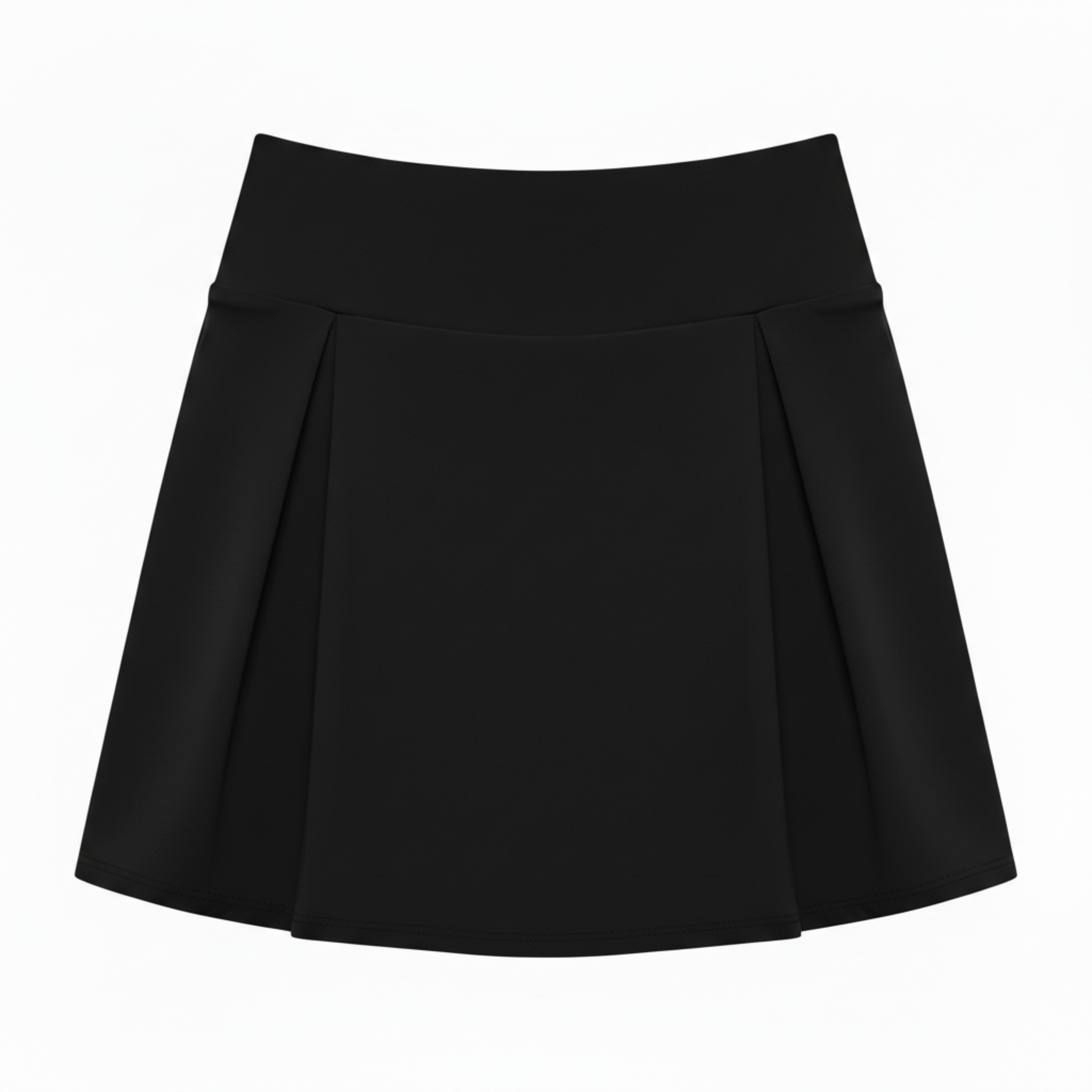 Mini falda-pantalón corta de talle alto para mujer con short integrado y alta elasticidad