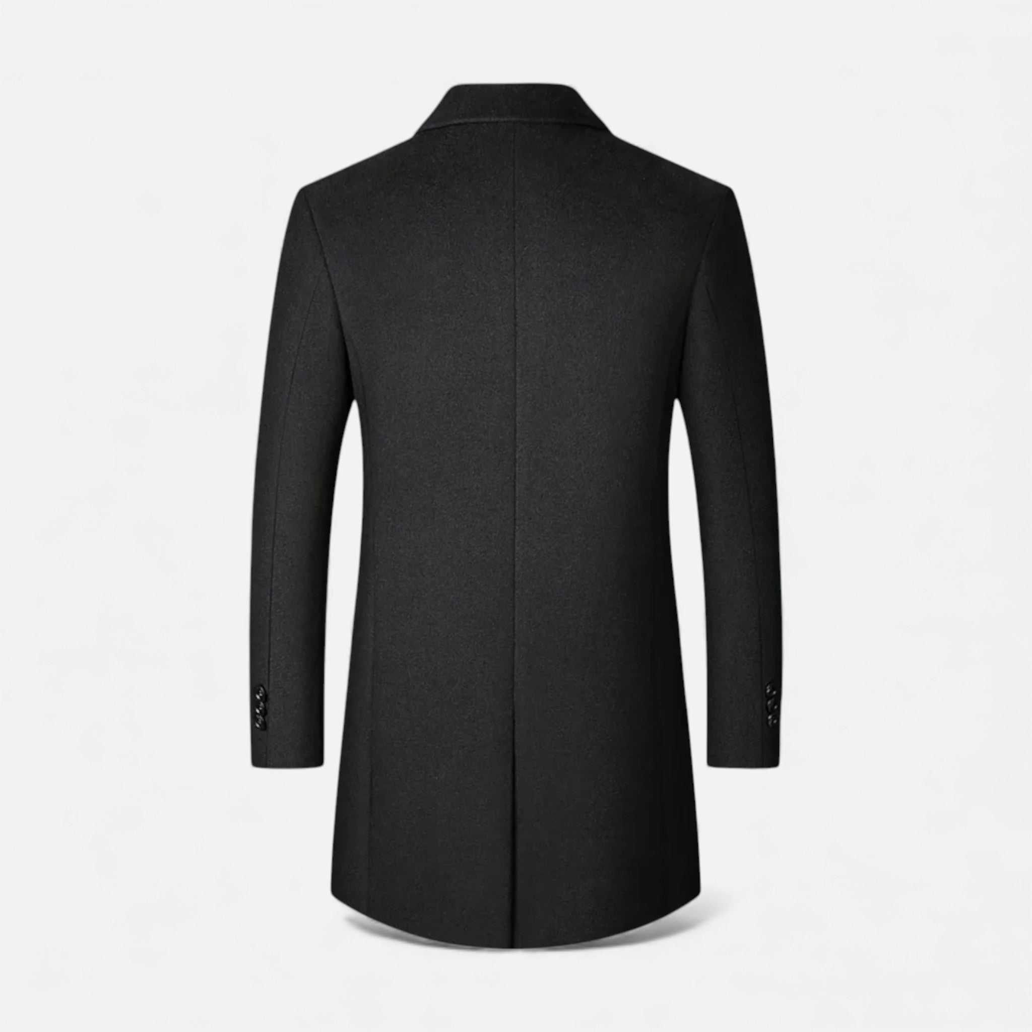 Ancient World | Long Men's Trench Coat in Wool Blend