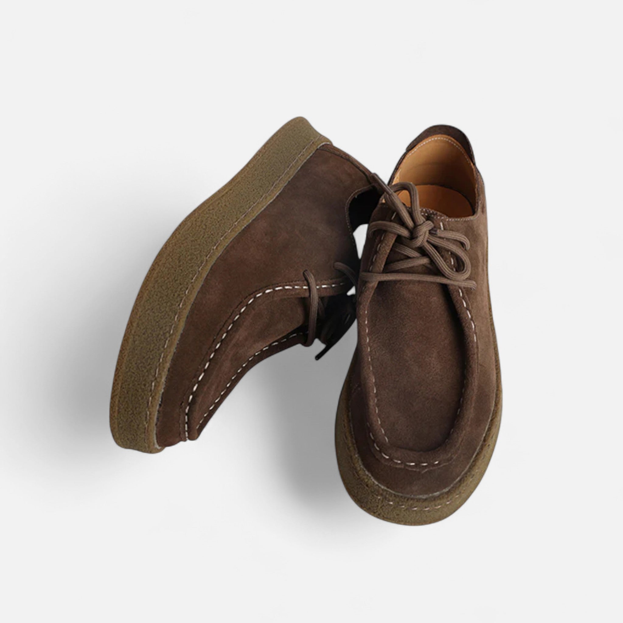 Ancienne Monde | Sapatos Oxford em Pele de Camurça Homem