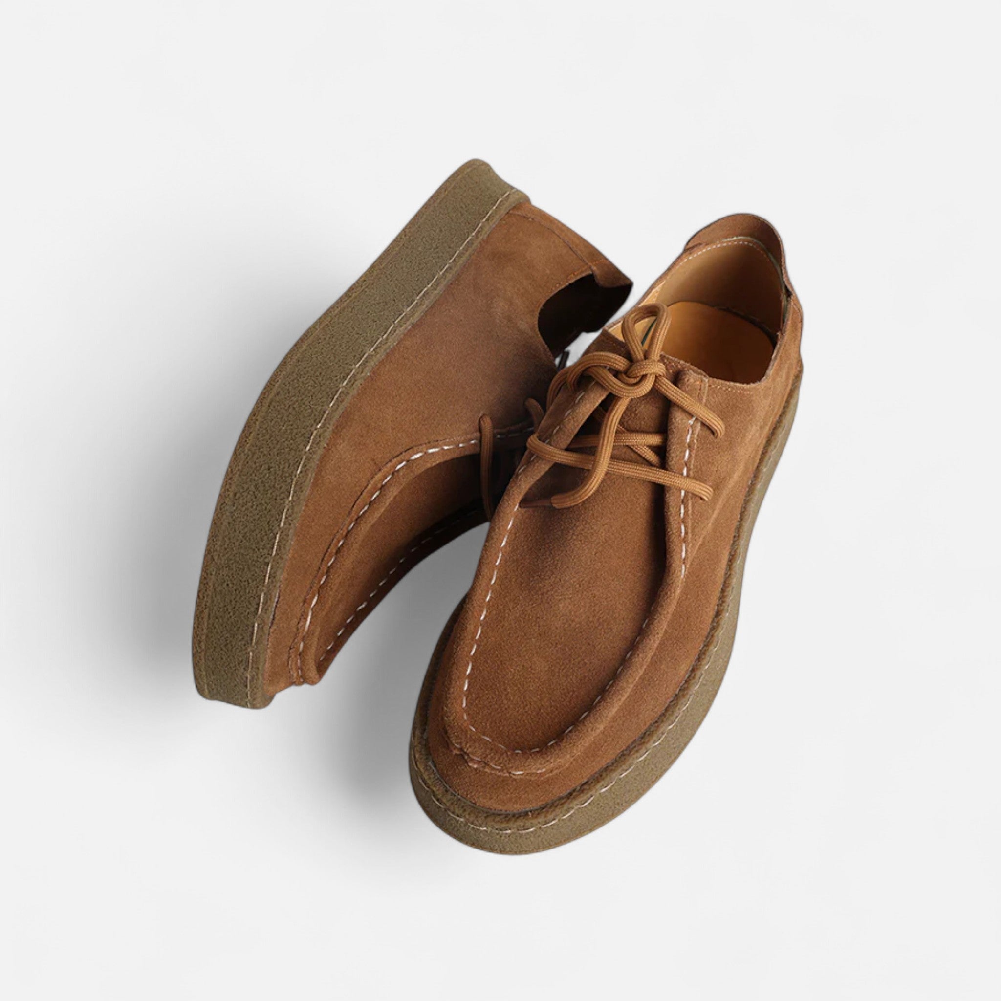 Ancienne Monde | Sapatos Oxford em Pele de Camurça Homem