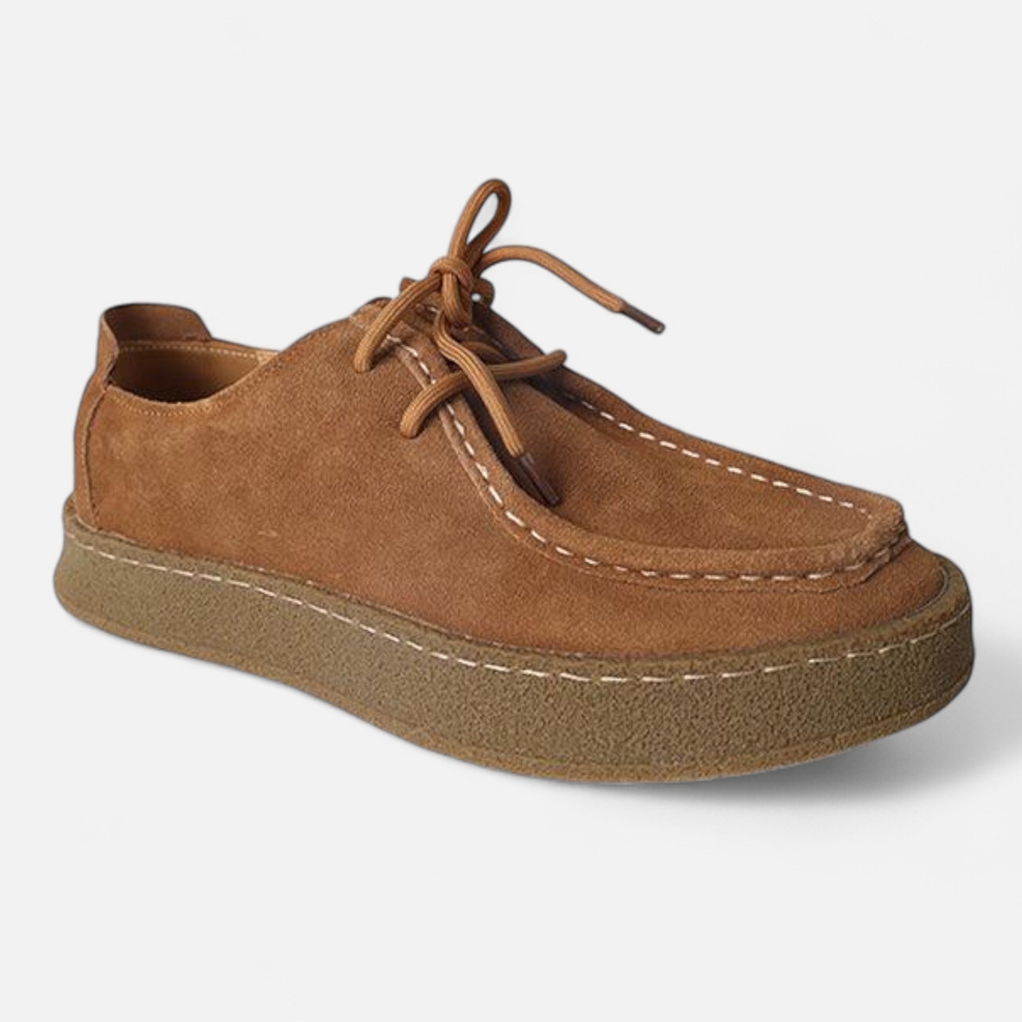 Ancienne Monde | Sapatos Oxford em Pele de Camurça Homem