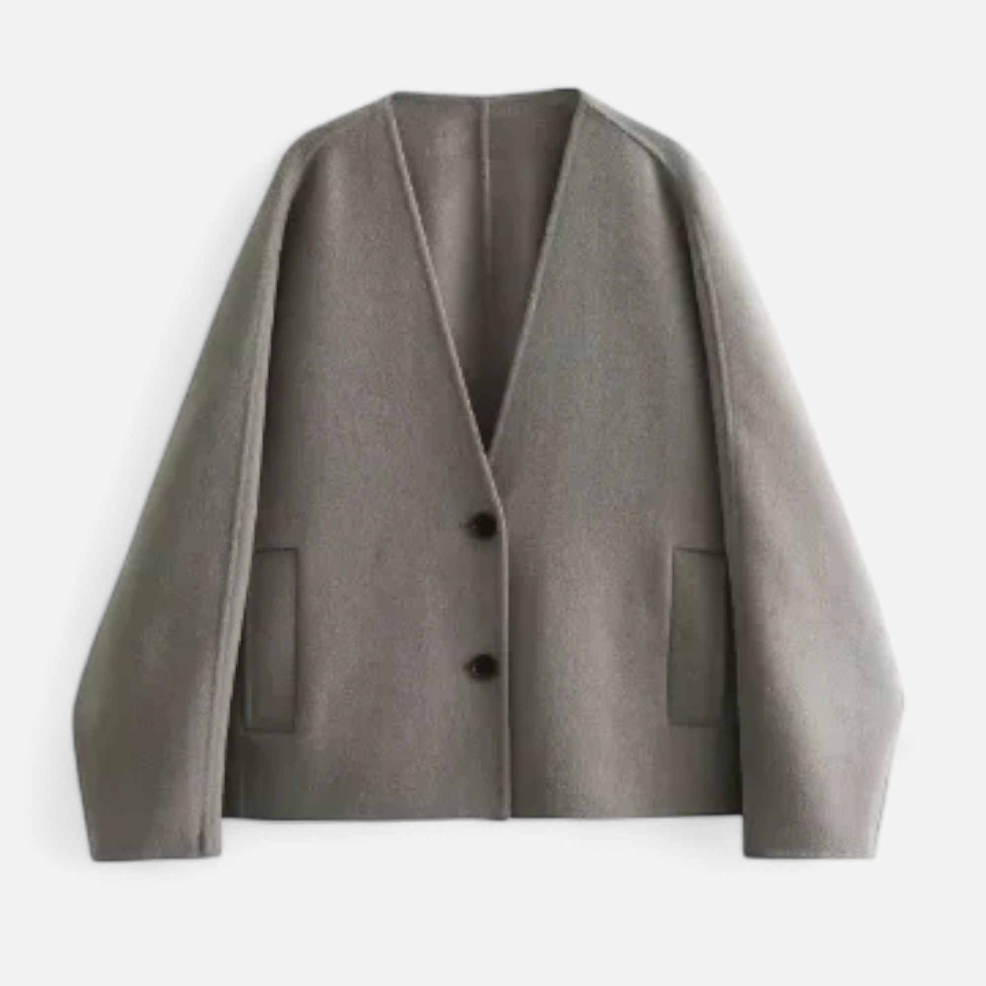 Ancienne Monde | Veste Kimono Femme Laine Col V