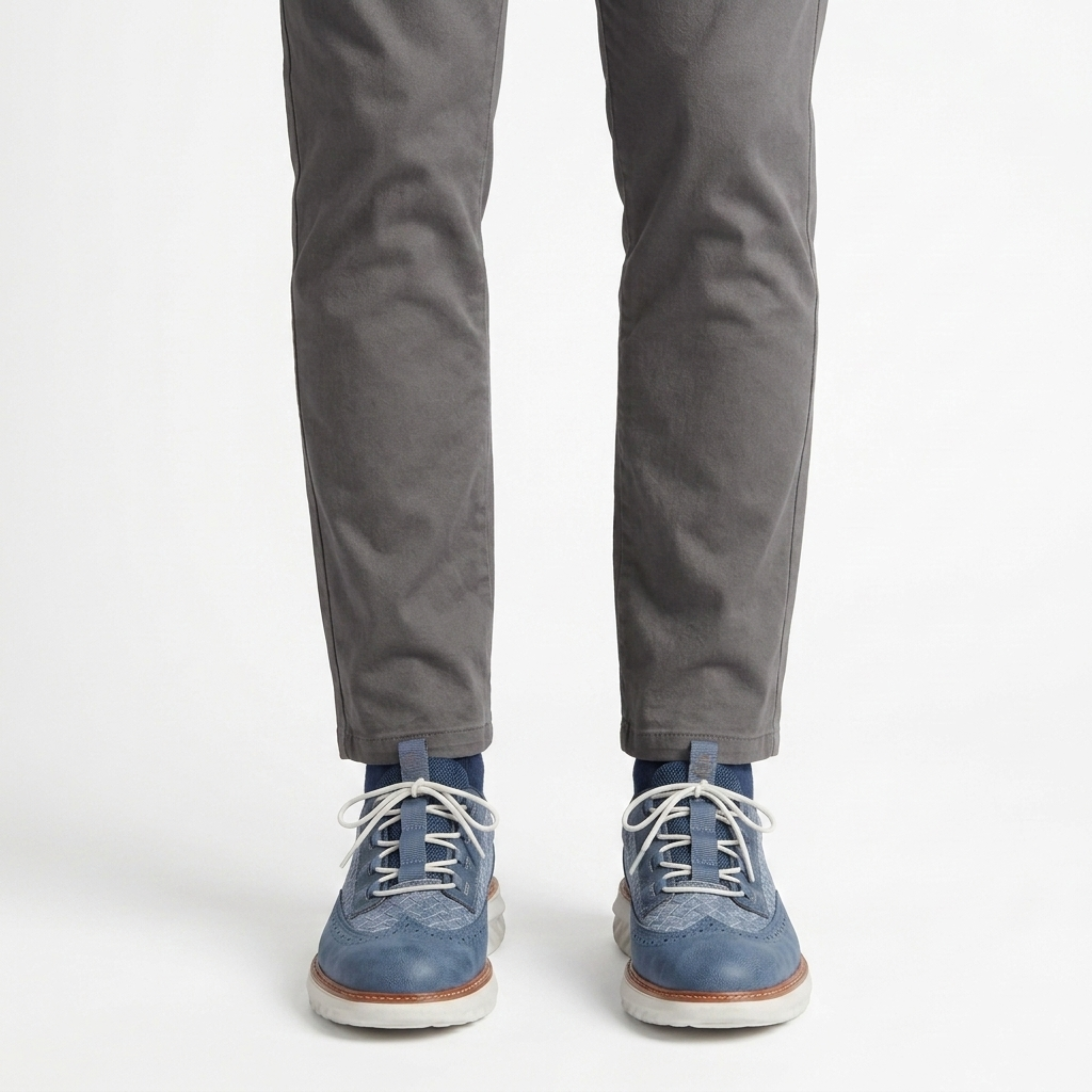 Genuine leather sneakers — comfortable walking shoes — casual