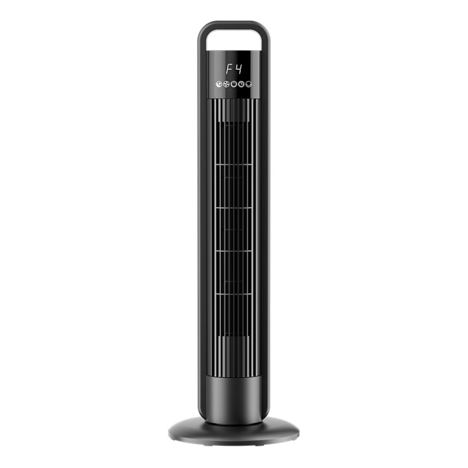 Ventilador de columna con control remoto, oscilación y 4 velocidades