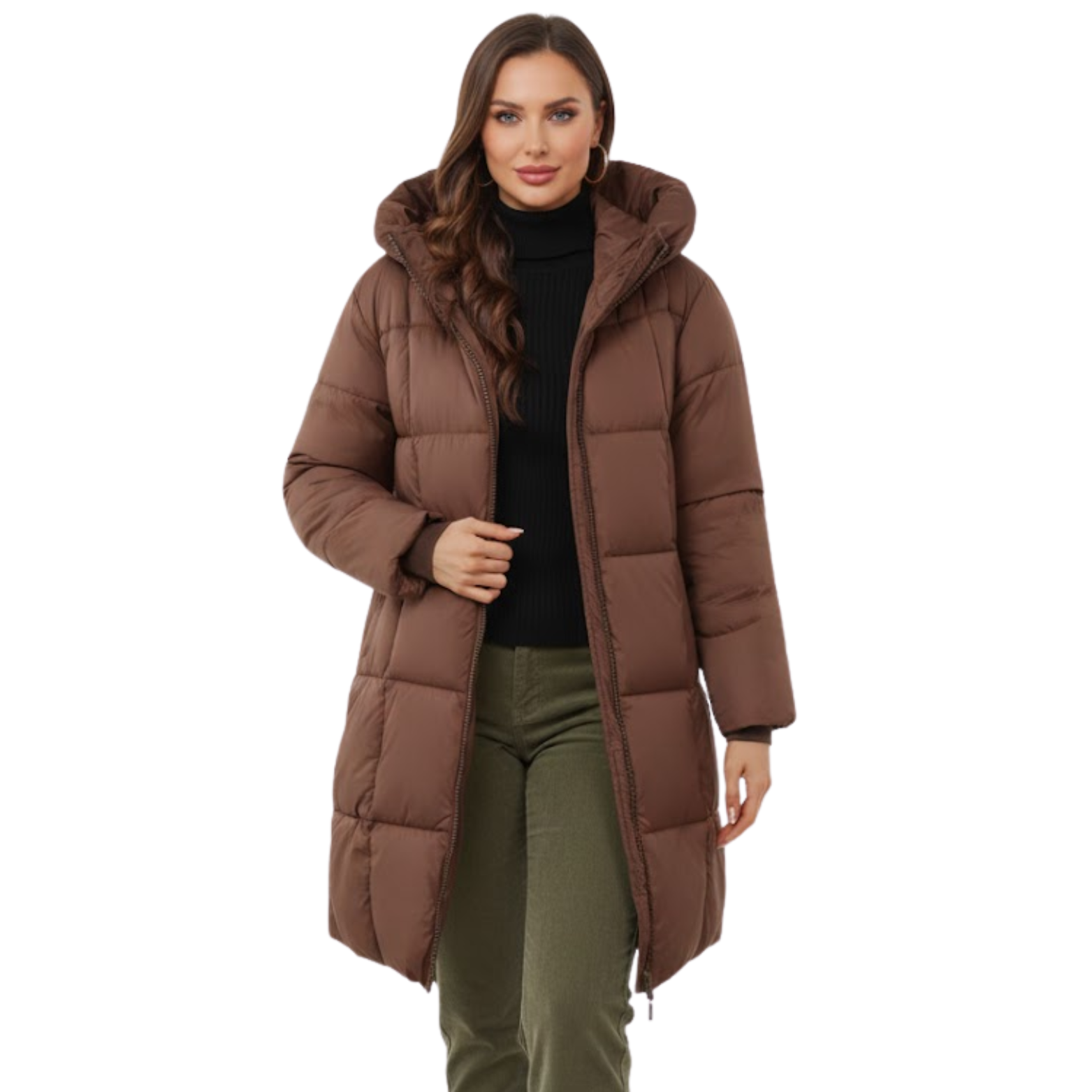 Women's Long Coat Thick Cotton Padded Autumn Winter Parka