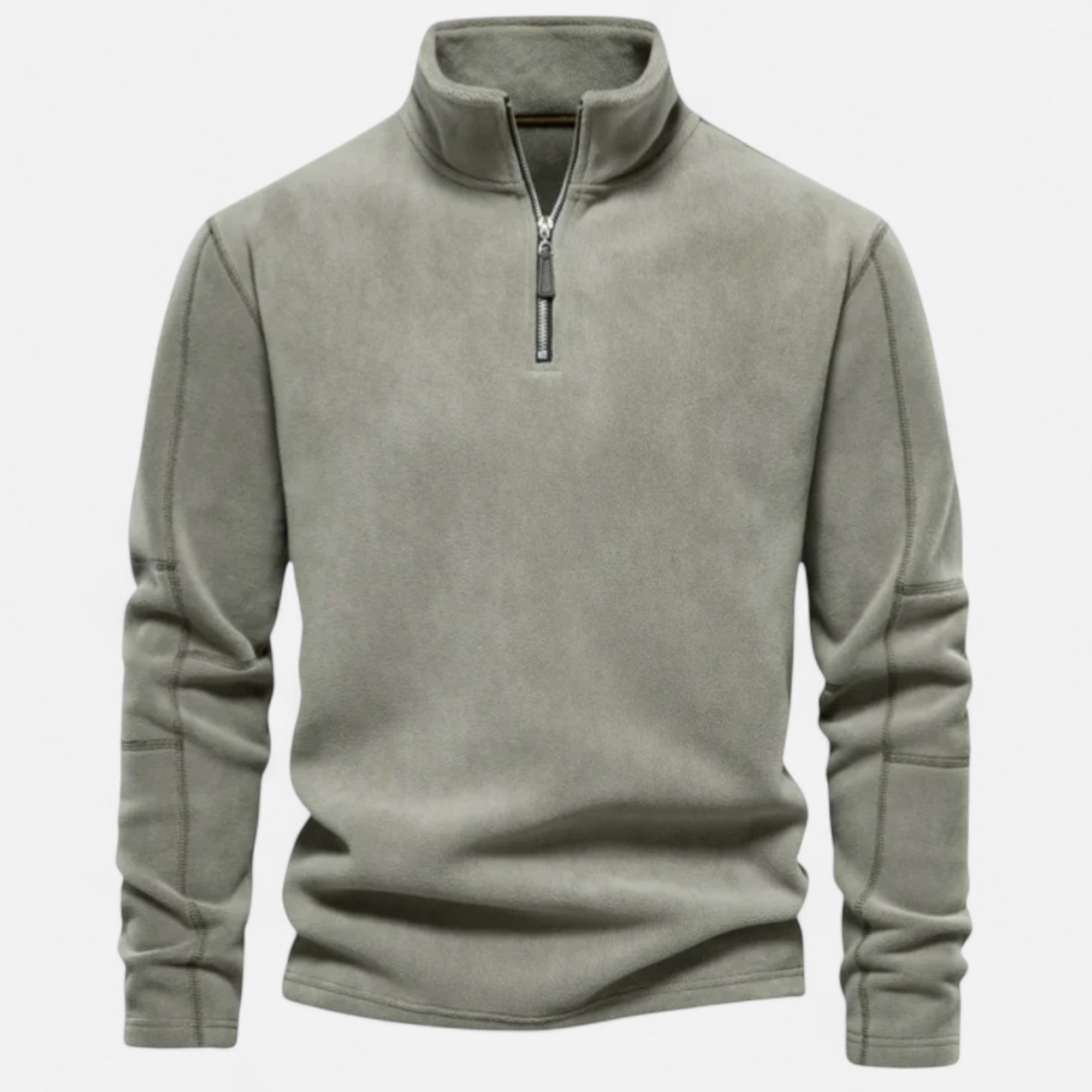 Ancienne Monde | Pull Zippé Homme Polaire Automne-Hiver