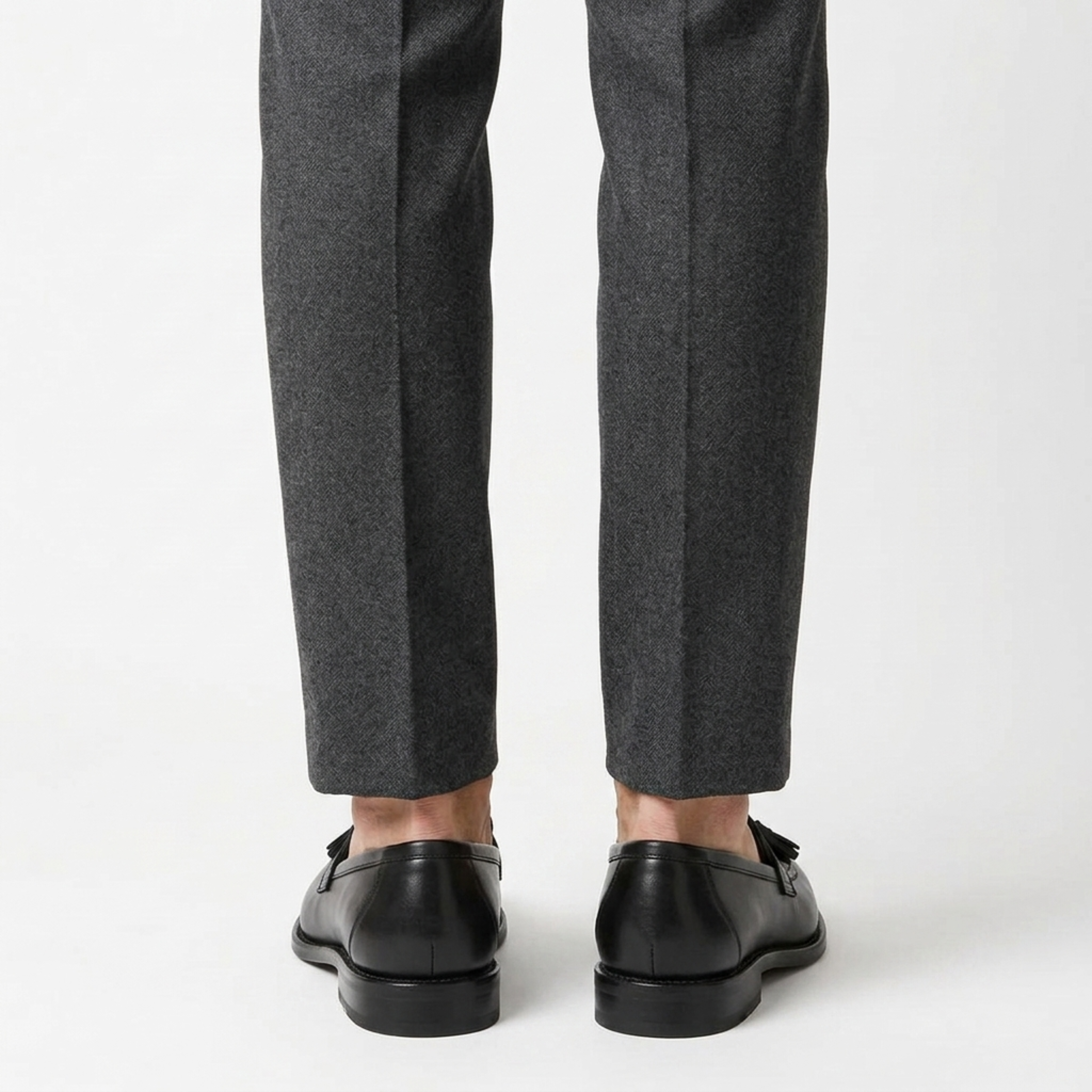 Men's braided shoes — slip-on loafers for the office