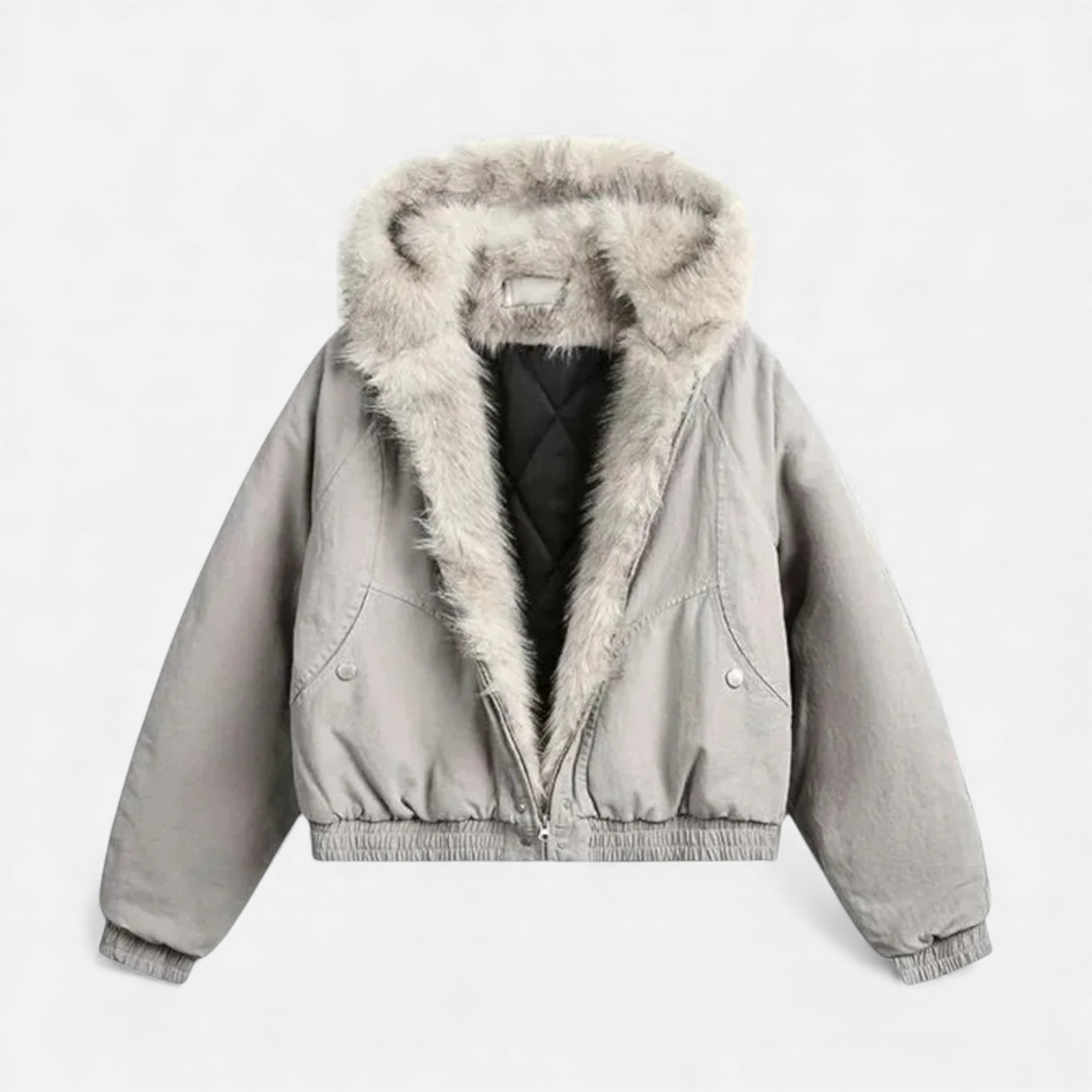 Ancient World | Women's Winter Coat with Fur Collar