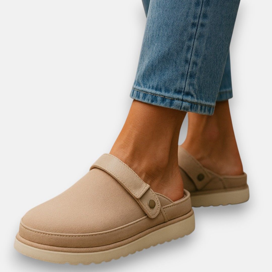 Ancienne Monde | Pantoufles en cuir homme - Confort haut de gamme velours