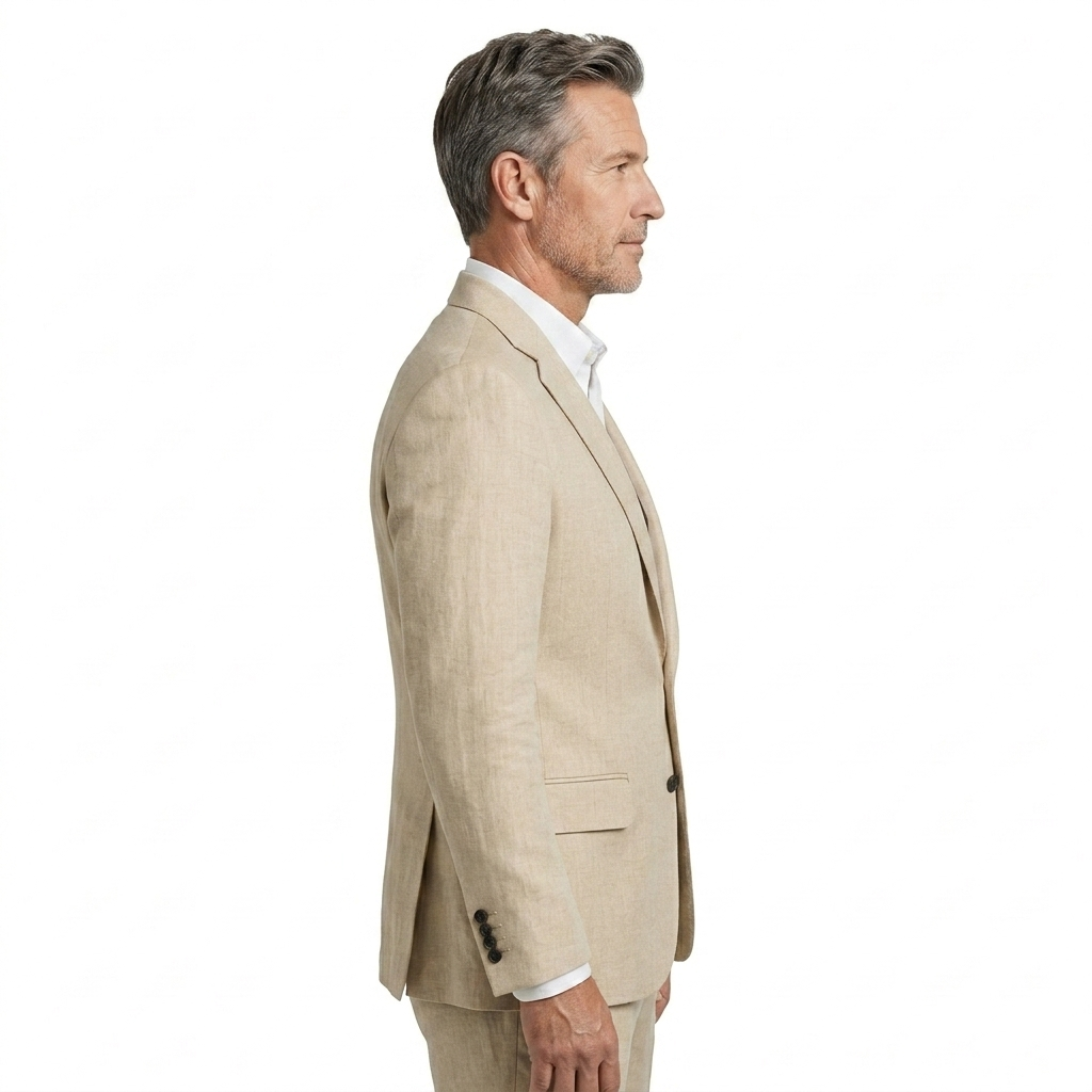 Men's blazer jacket — classic fitted style — office