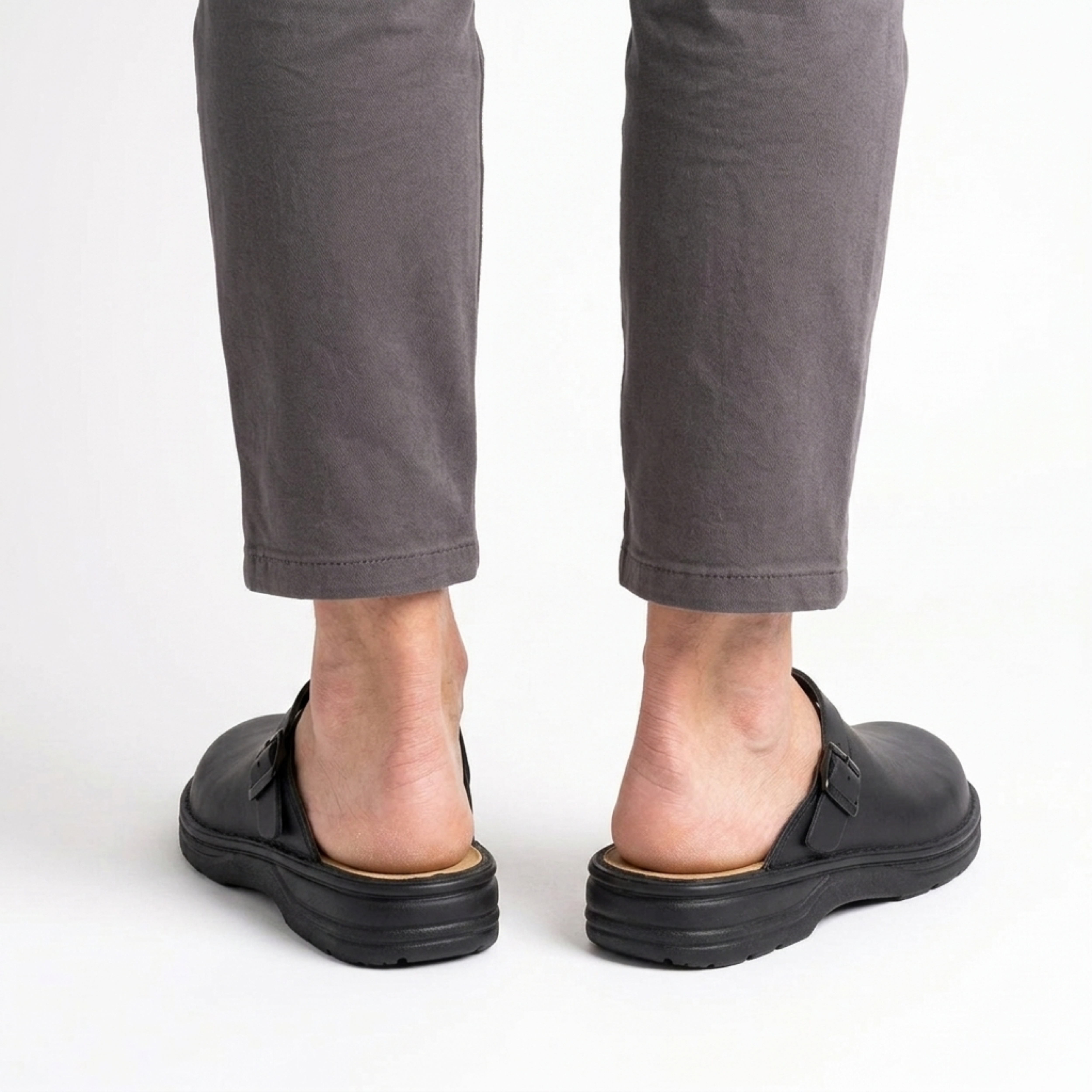 Chaussons mules femme — bride réglable — chaussures de maison confortables