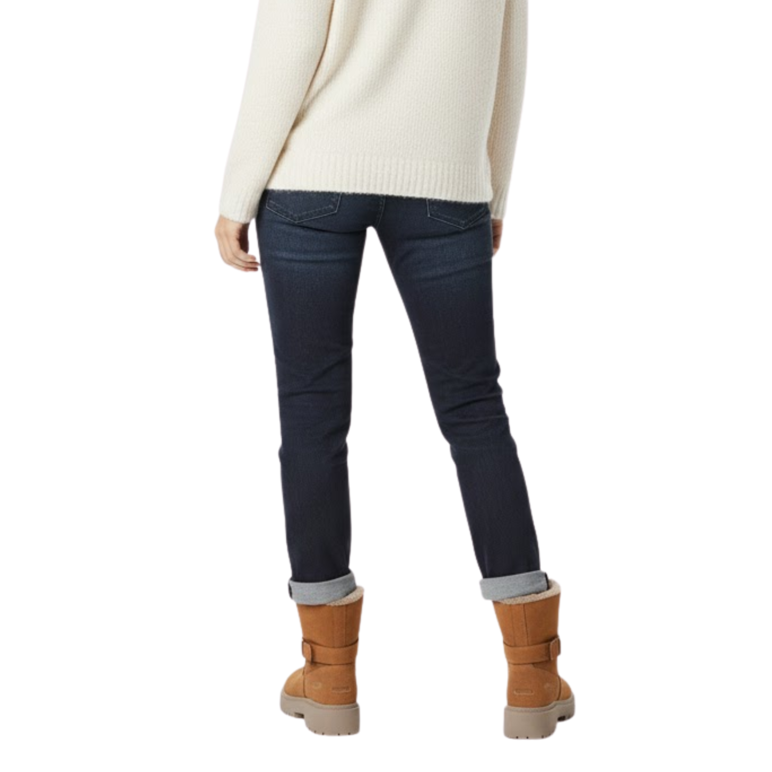 Warm Mid-Calf Snow Boots Winter Rubber Trendy High Boots