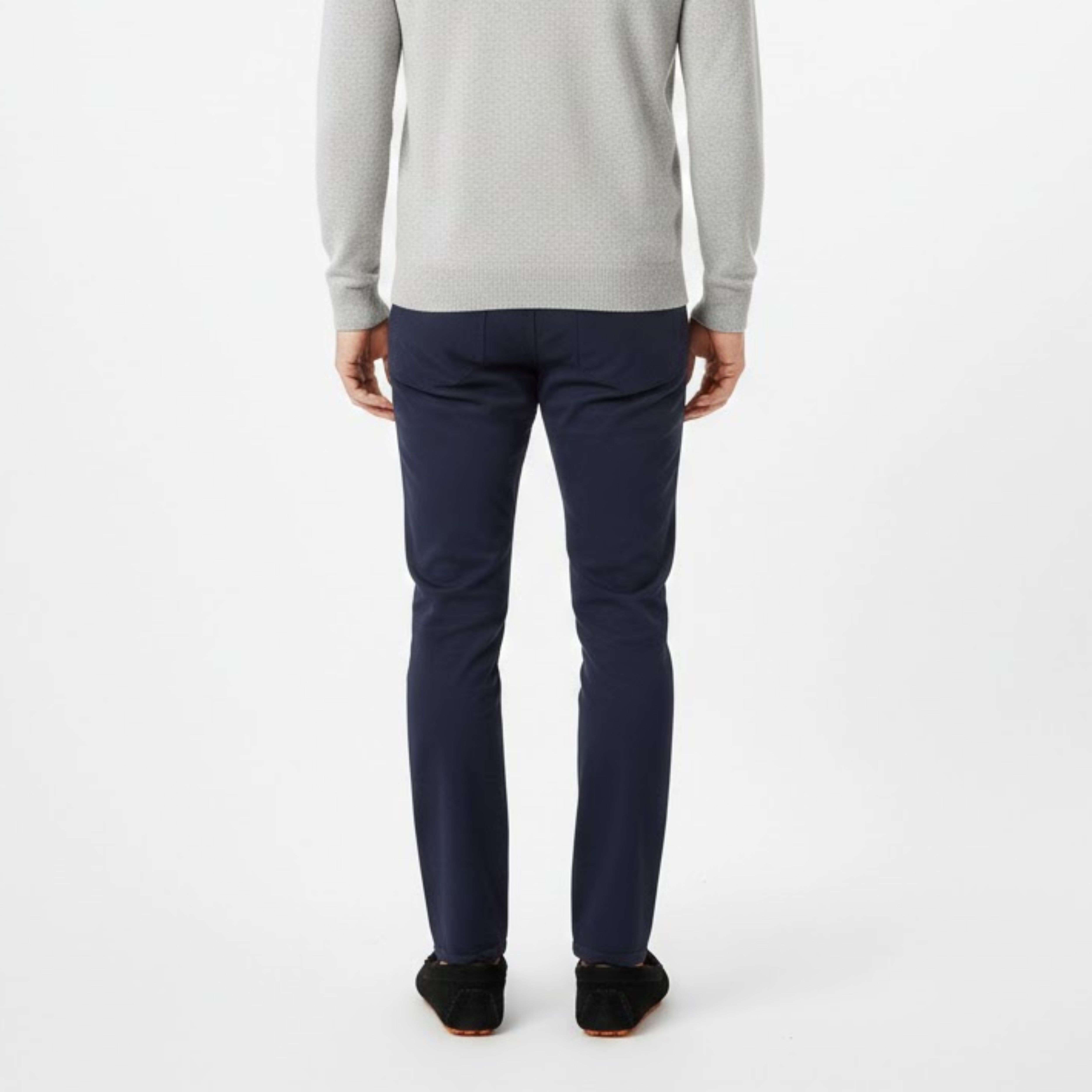 Mocassins en Cuir Véritable pour Hommes à Perforations et Semelle à Picots