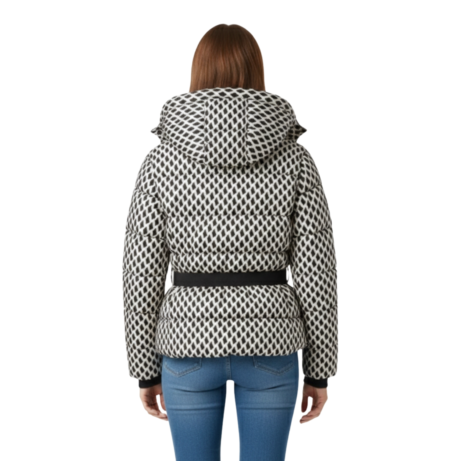 Old World Women's Fitted Ski Jacket, Warm Winter Coat