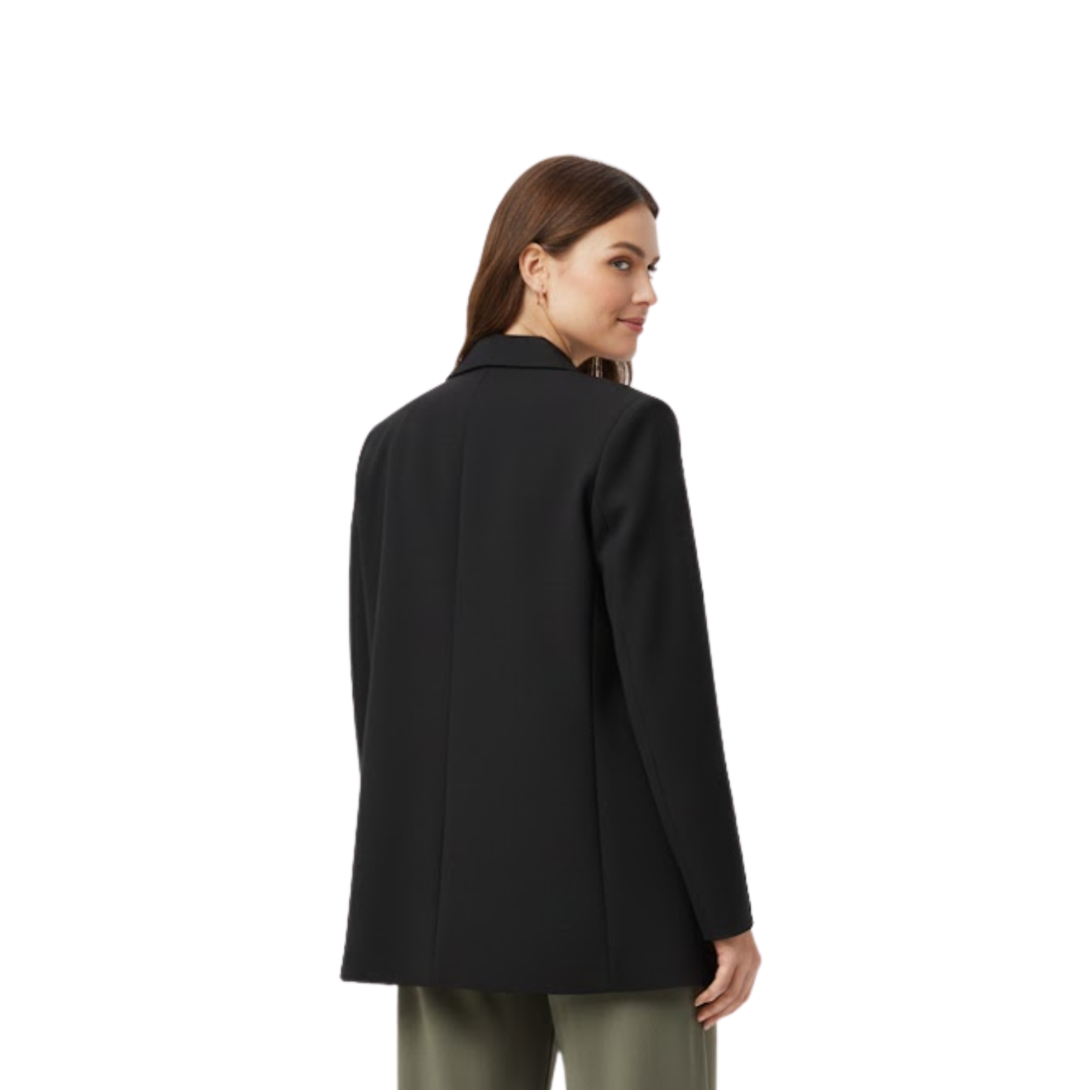 Blazer Vintage de Senhora com Fecho Cruzado para Escritório