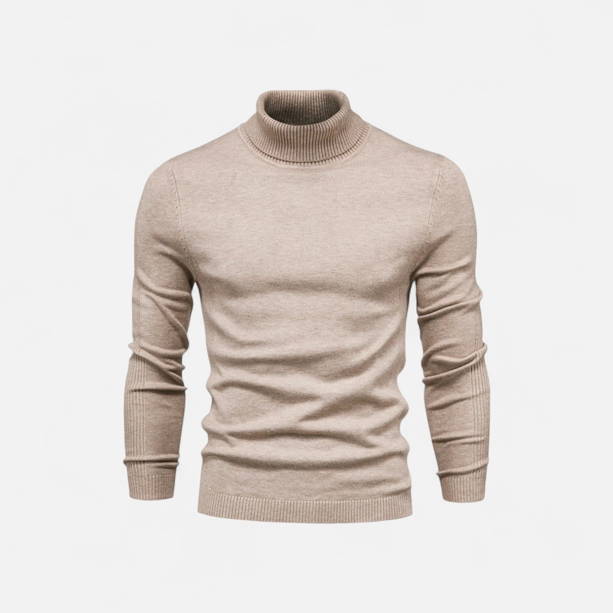 Ancienne Monde | Pull Col Roulé Homme en Coton Premium