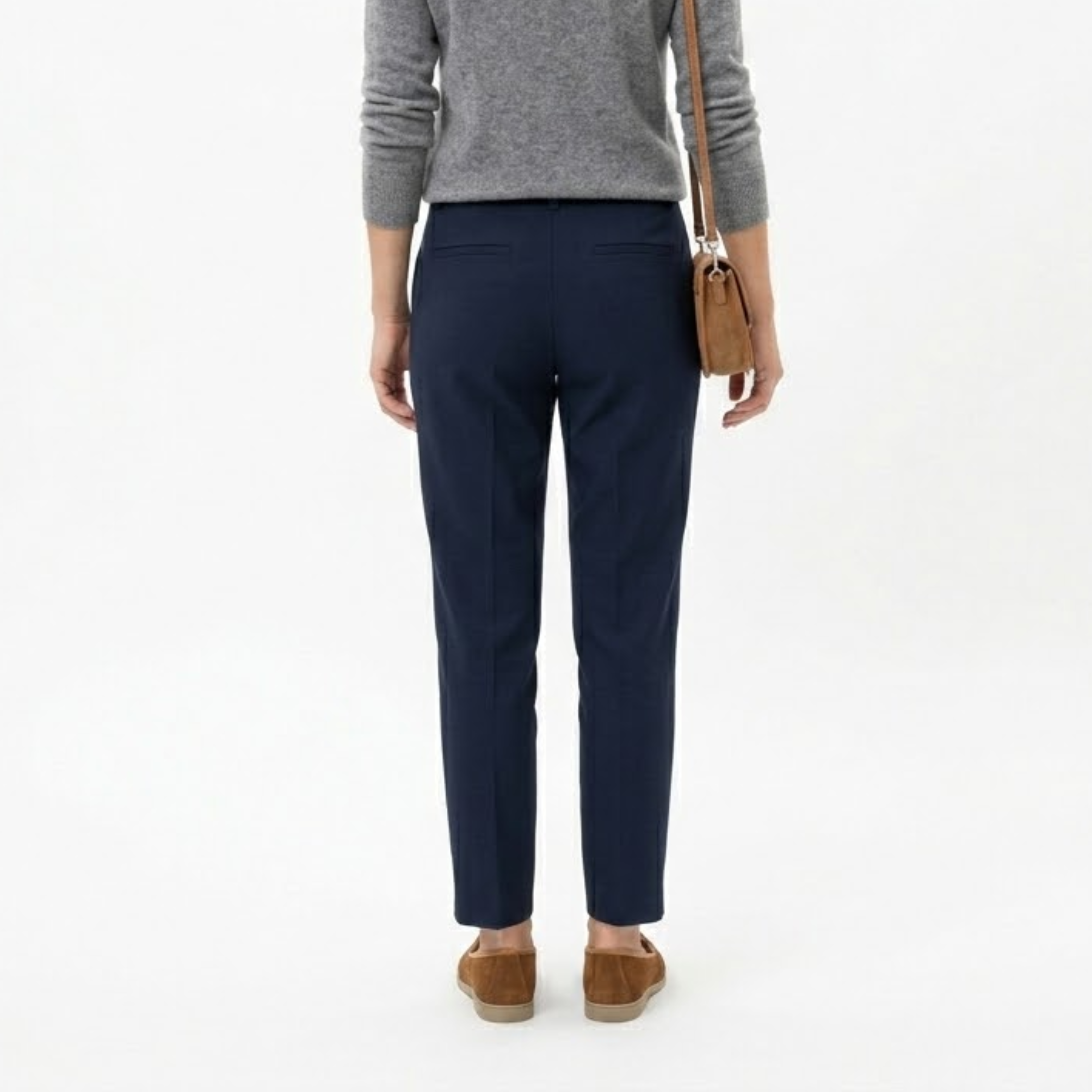 Mocassins en Daim pour Homme à Semelle Contrastée et Design Minimaliste à Enfiler