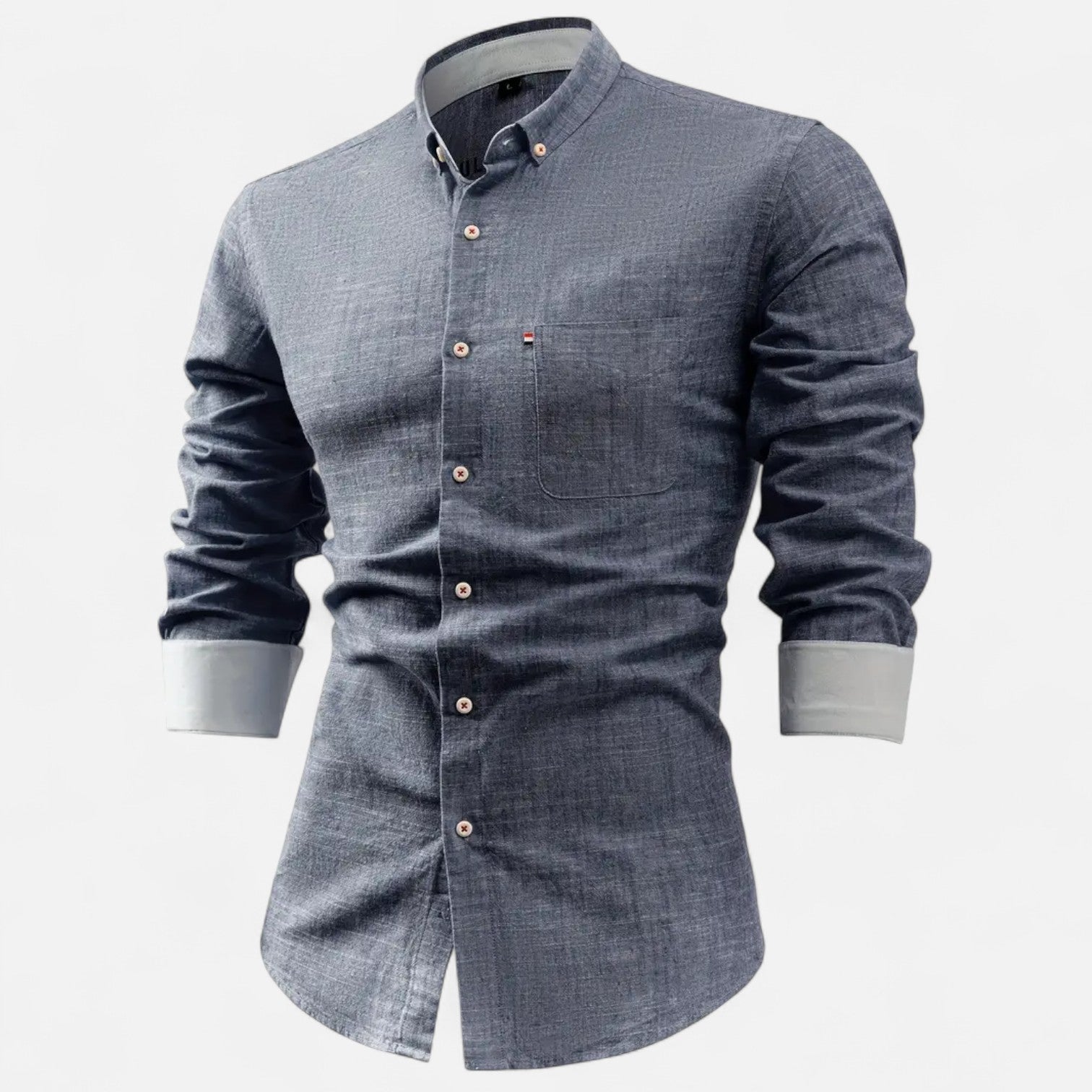 Ancienne Monde | Chemise Vintage en Coton pour Homme – Utilité Intemporelle