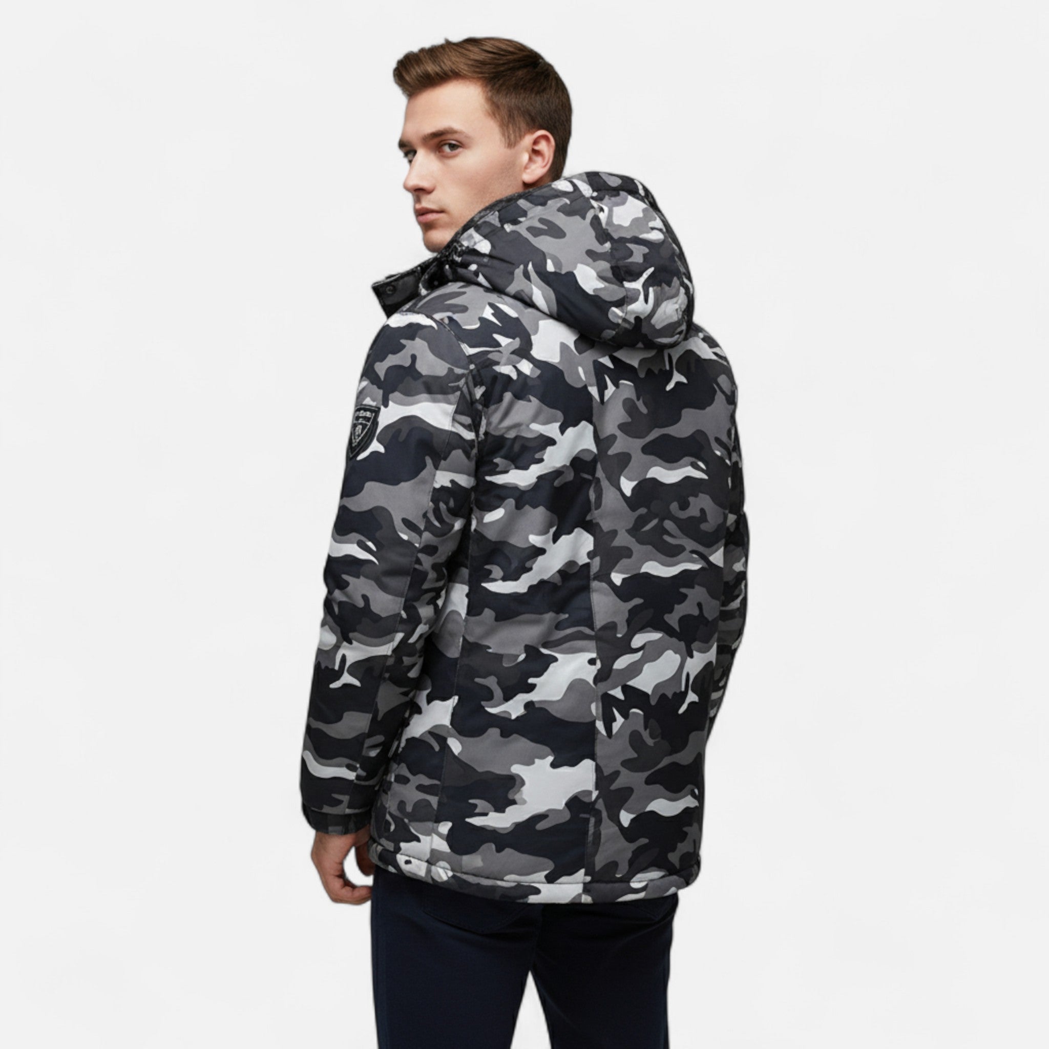 Ancienne Monde | Parka Hombre Invierno Impermeable con Forro Polar