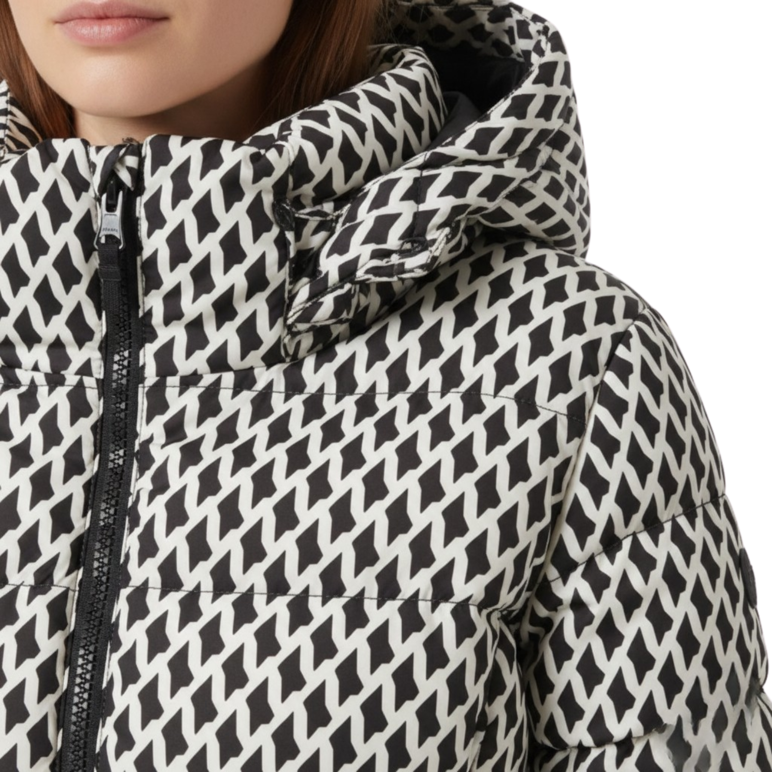 Old World Women's Fitted Ski Jacket, Warm Winter Coat