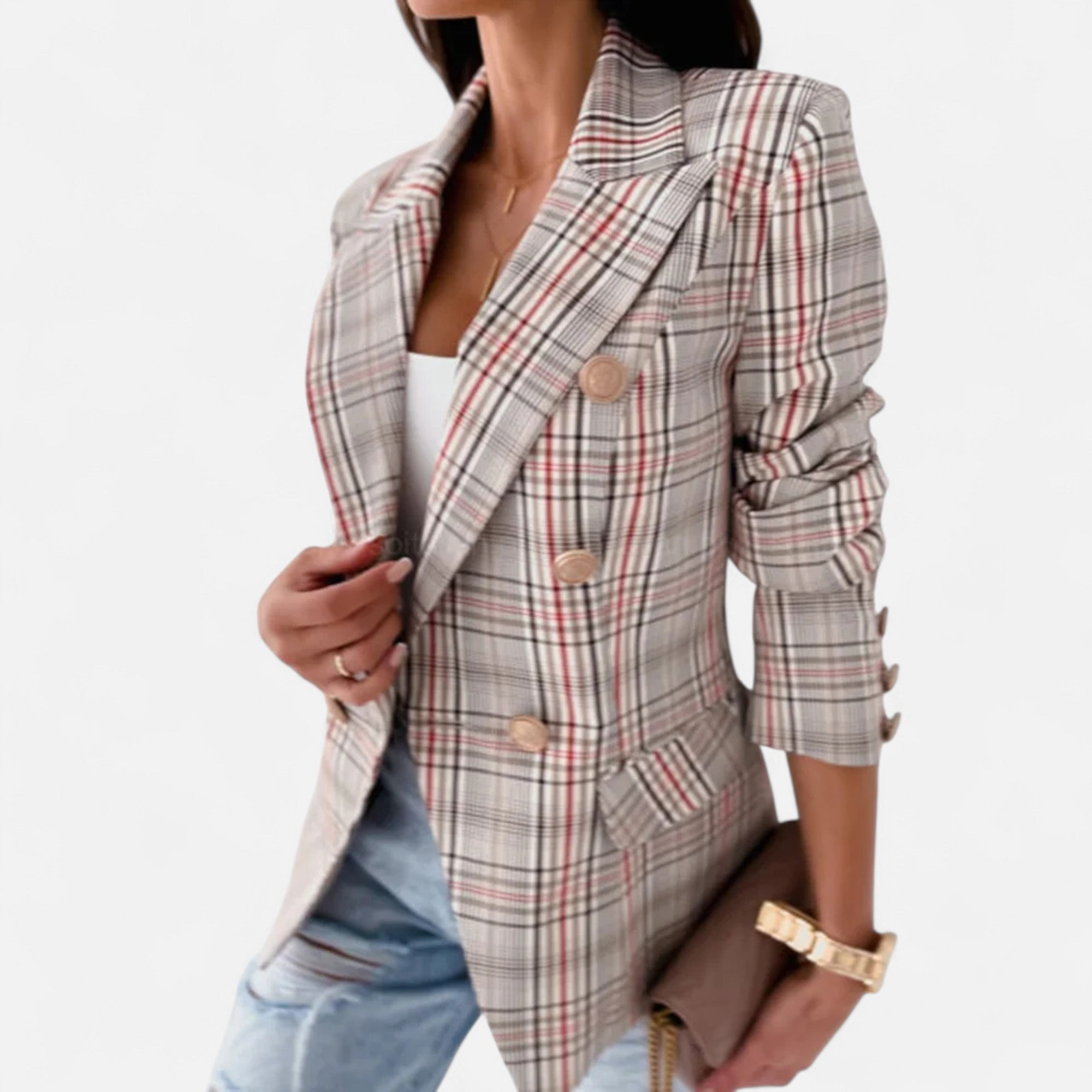 Ancienne Monde | Veste Femme Tailleur Élégance Structurée