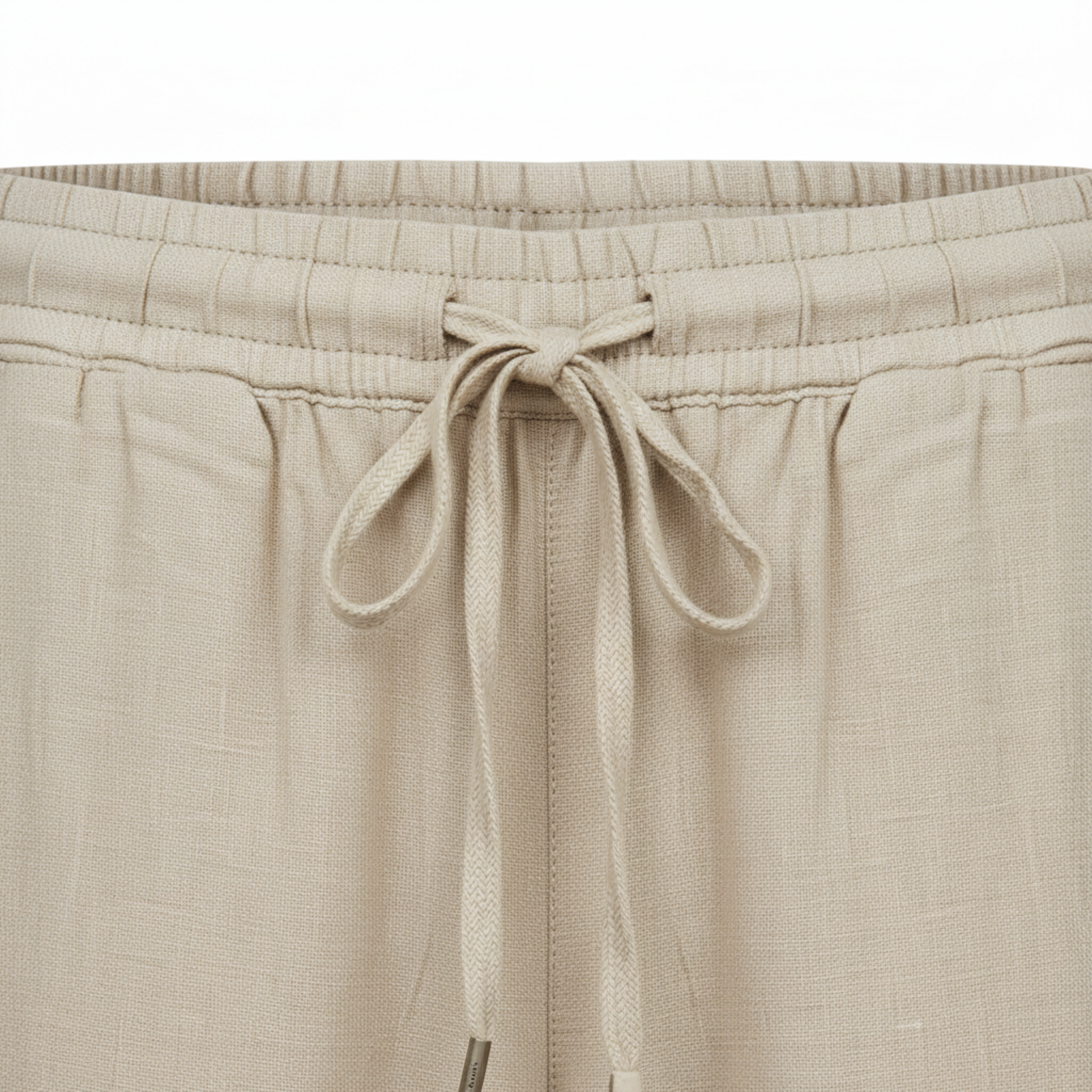Damenhose aus Baumwollmischung mit elastischem Bund und figurbetonter Bleistiftform