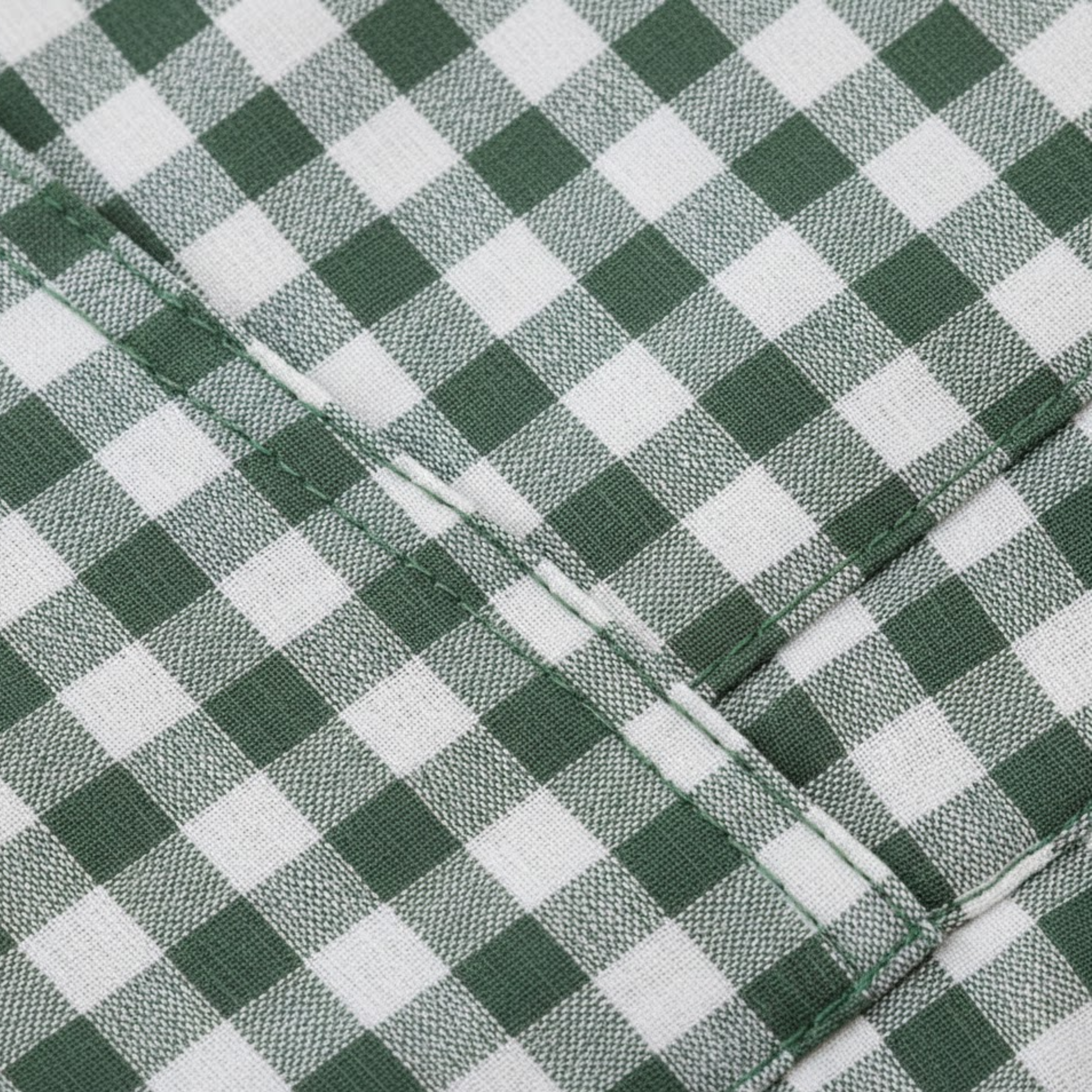 Bata Camisón Largo a Cuadros para Mujer con Cuello Clásico y Mangas Cortas