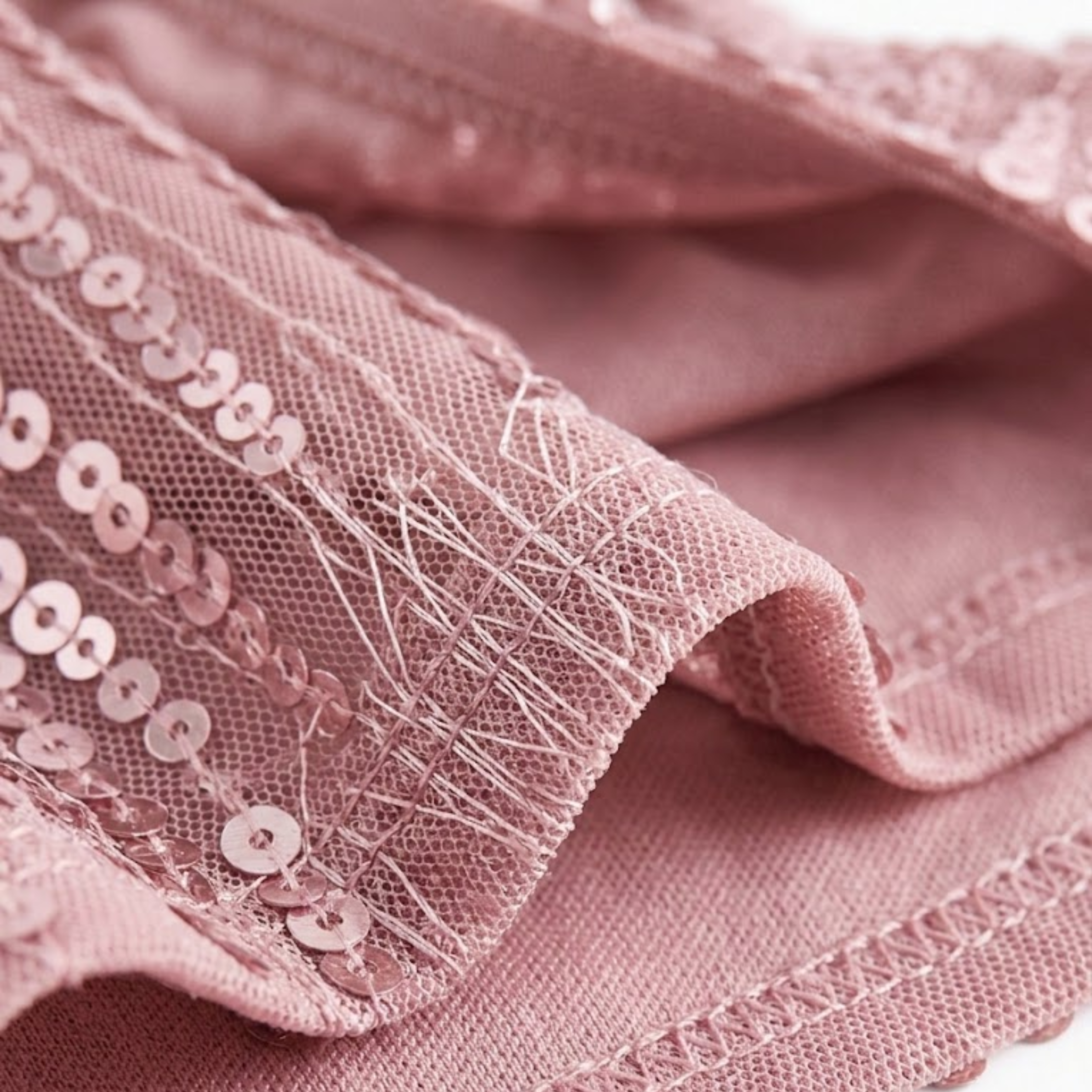 Top con Paillettes, Scollo a V e Senza Maniche da Donna